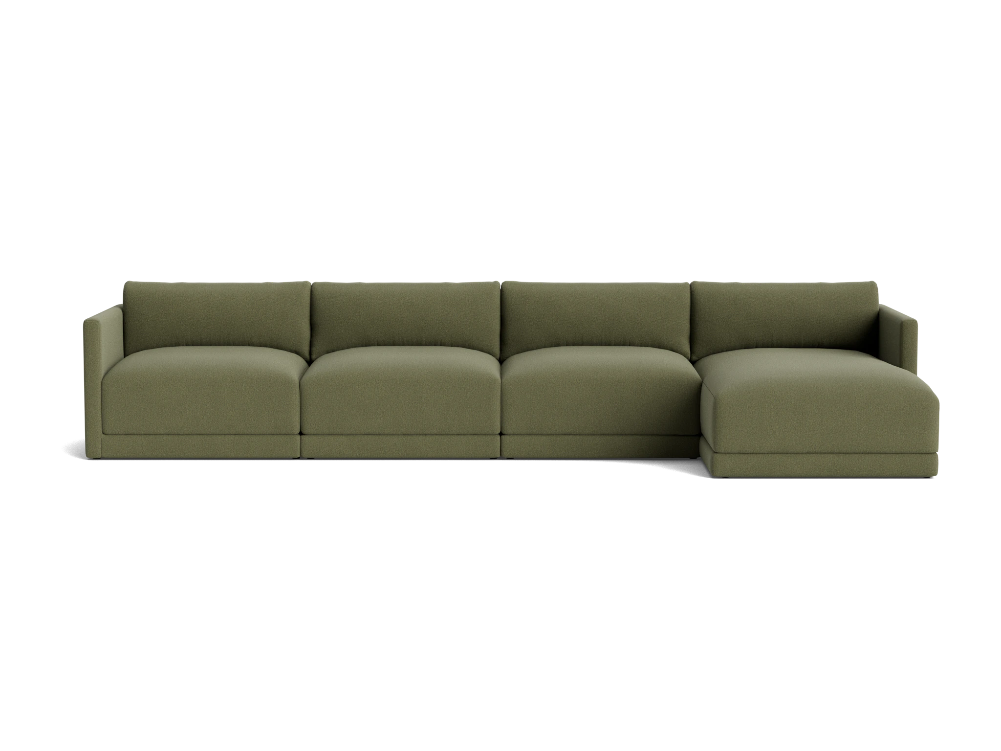 maurice modular grand chaise sectional faithful olive