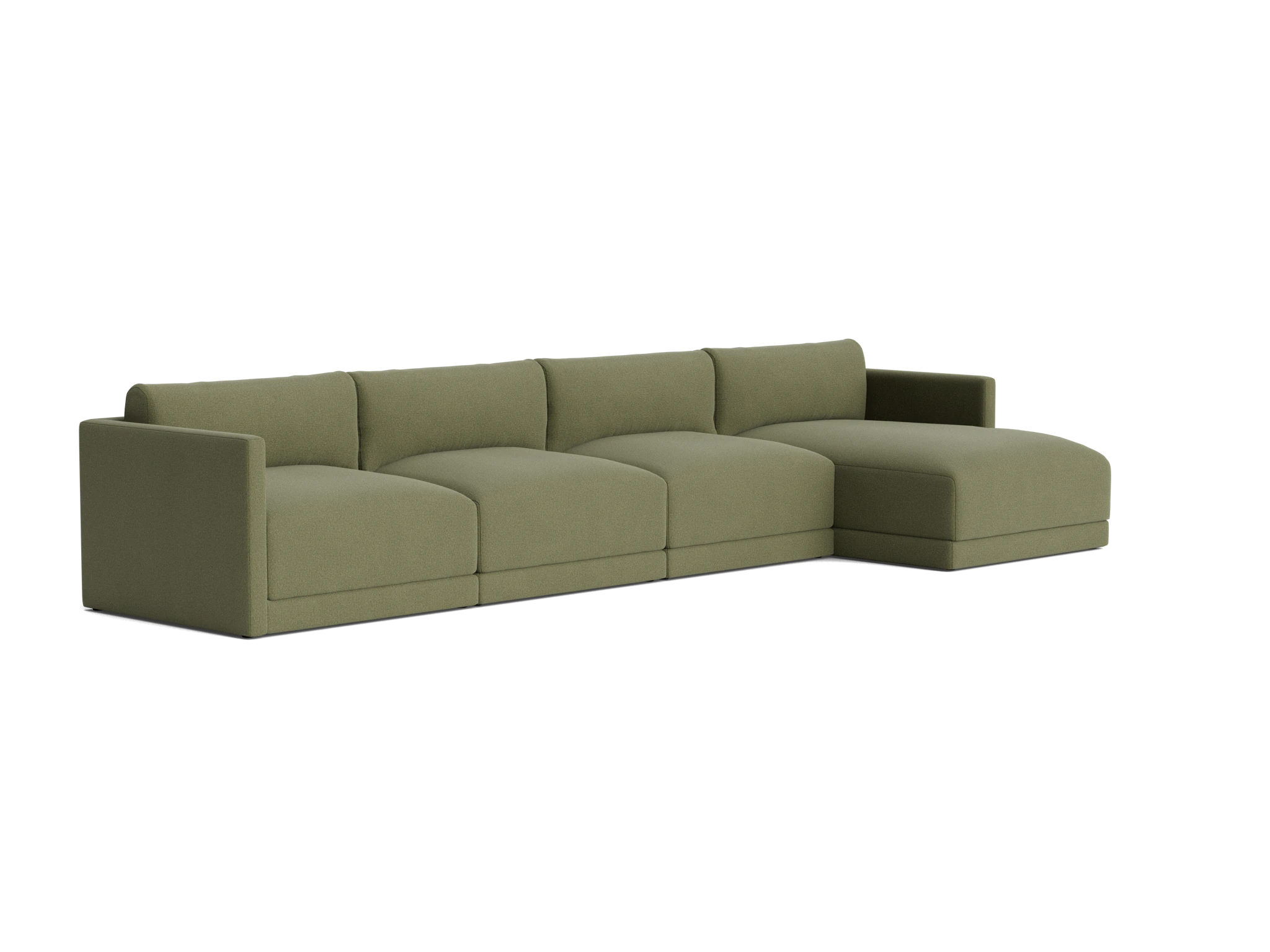 maurice modular grand chaise sectional faithful olive