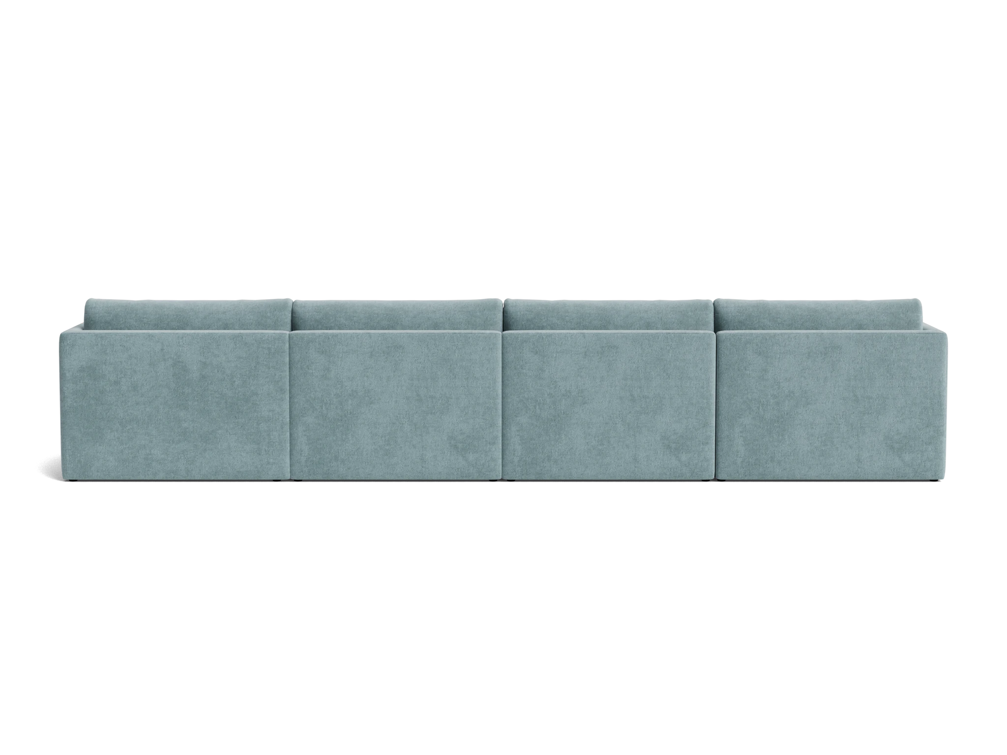 maurice modular grand chaise sectional plush mist