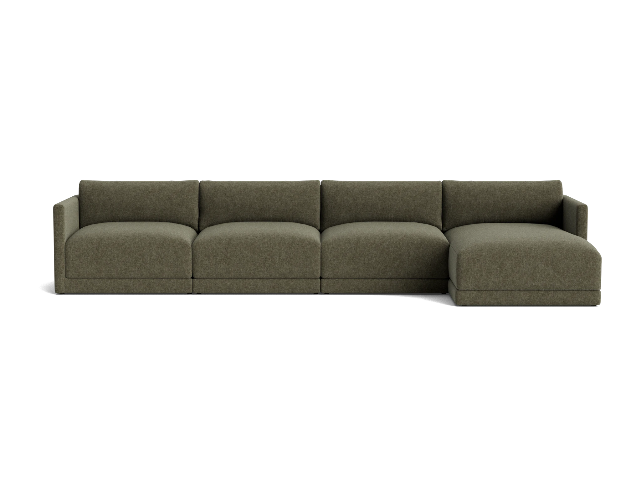 maurice modular grand chaise sectional kenley spruce