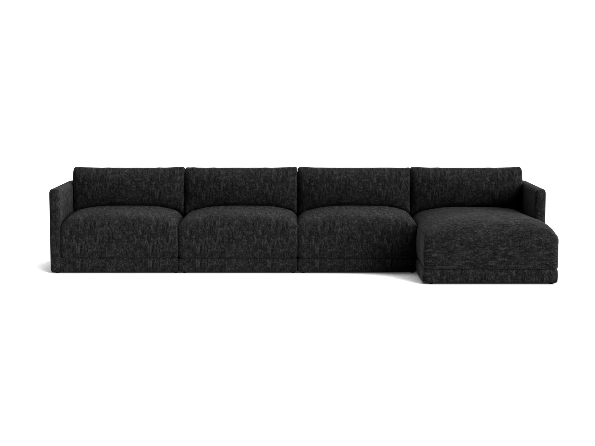maurice modular grand chaise sectional crave lava rock