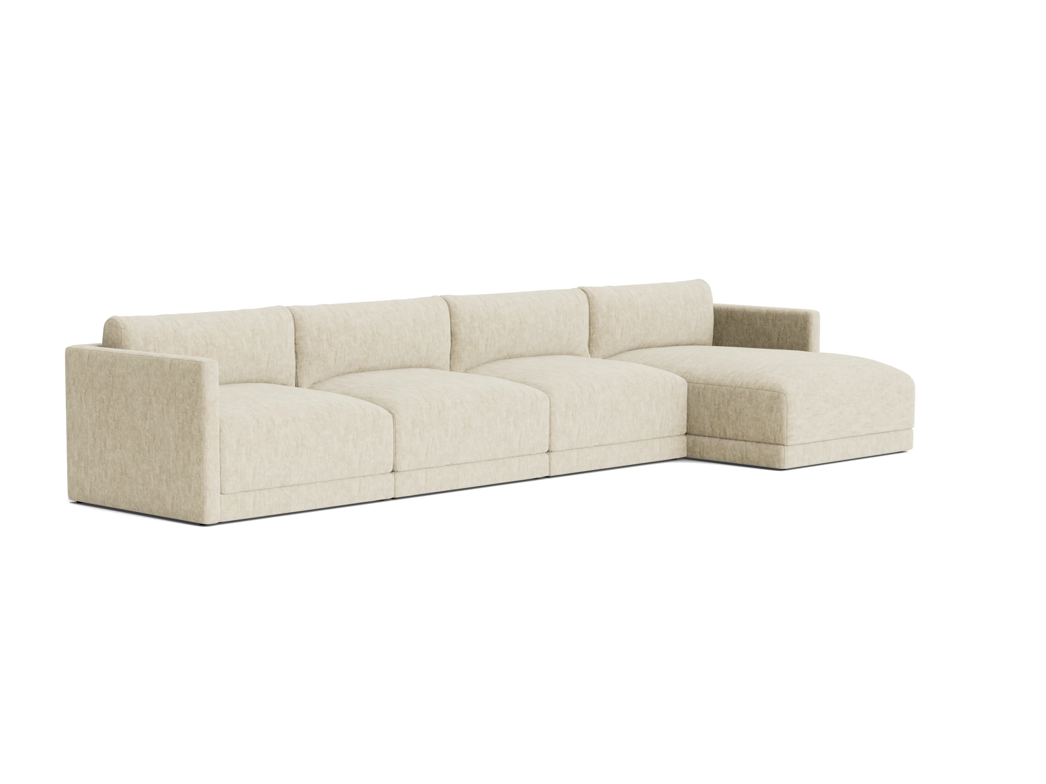 maurice modular grand chaise sectional crave irish cream