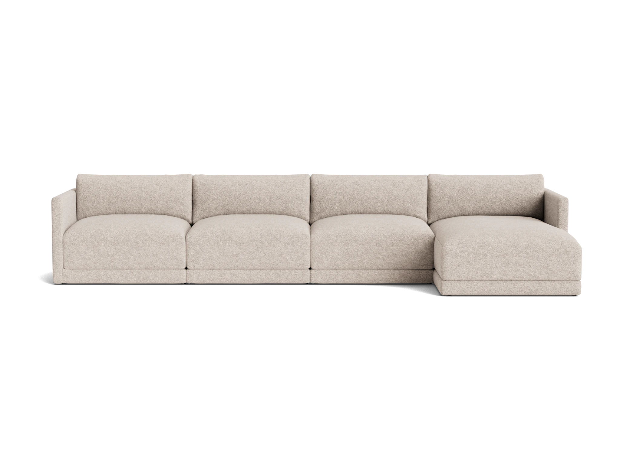 maurice modular grand chaise sectional borough cotton