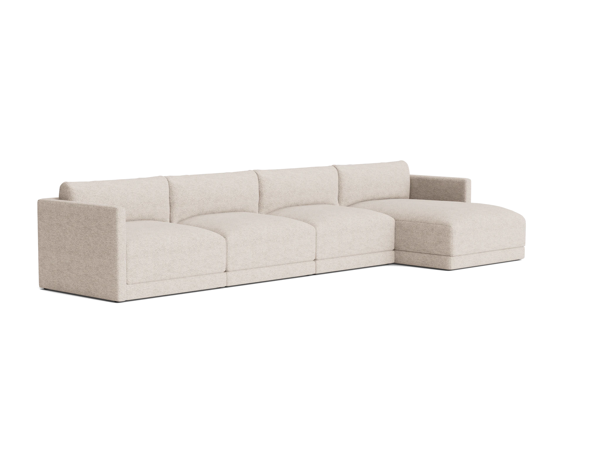 maurice modular grand chaise sectional borough cotton