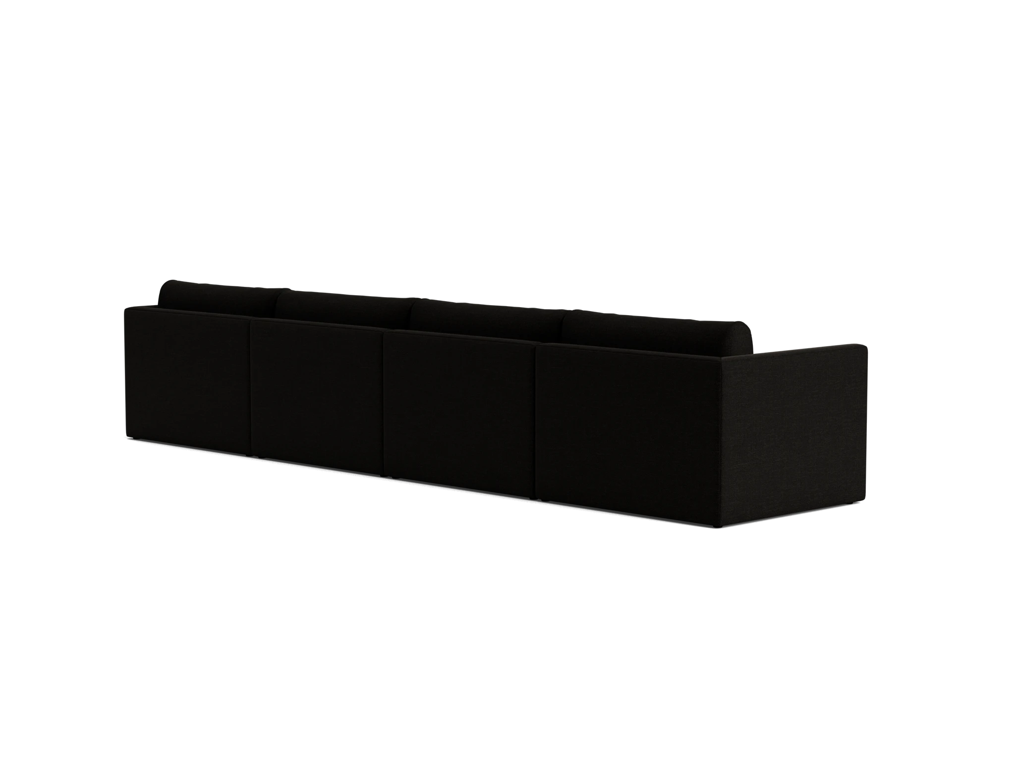 maurice modular grand chaise sectional milo onyx