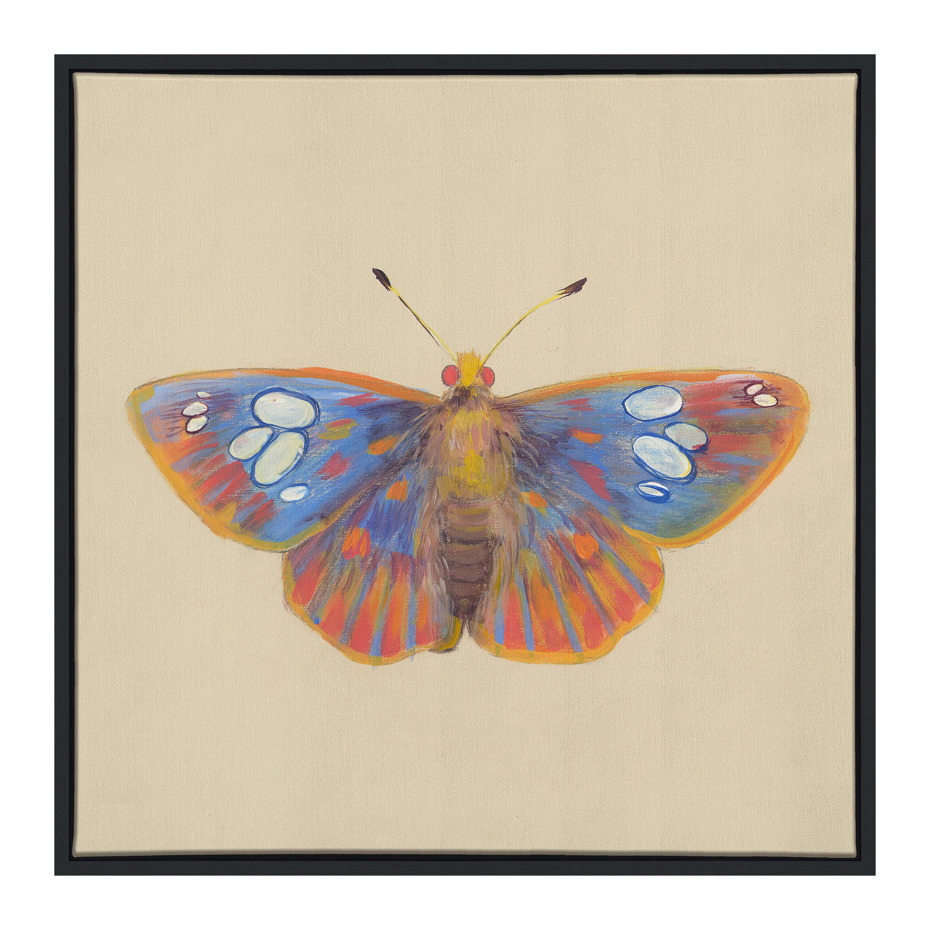 wllpryllw butterfly wall art yellow