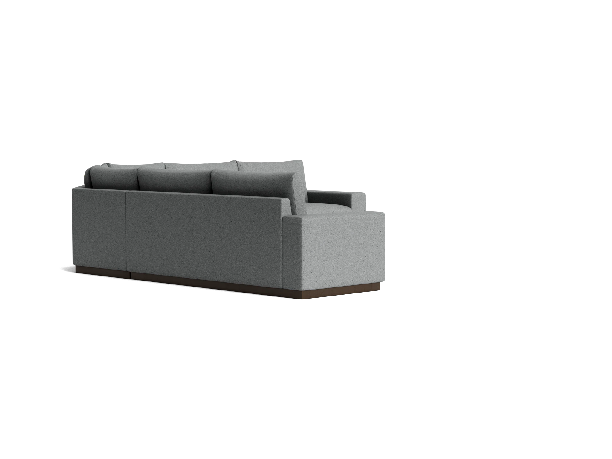 holt modular wedge corner sectional essence ash