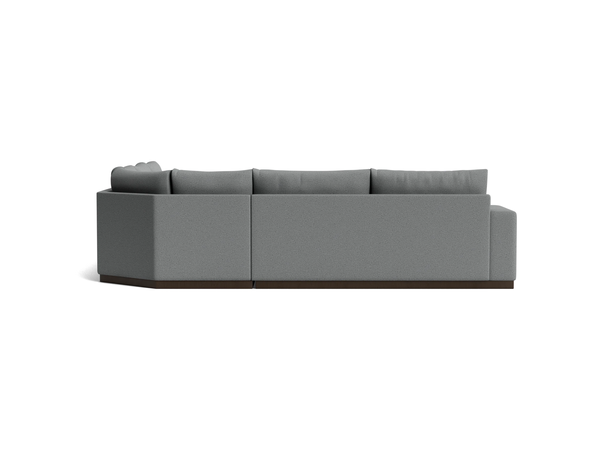 holt modular wedge corner sectional essence ash