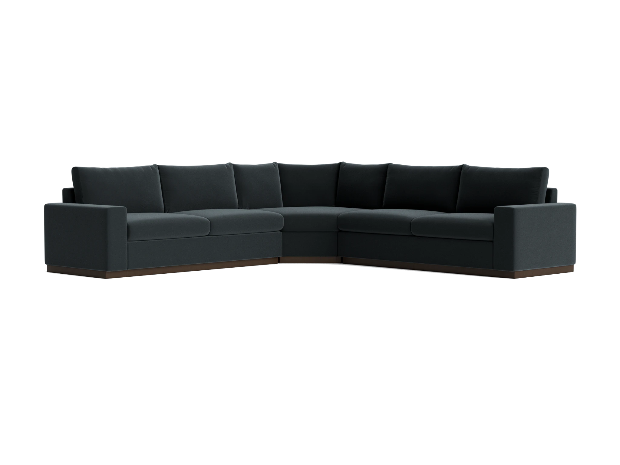 holt modular wedge corner sectional royale gunmetal