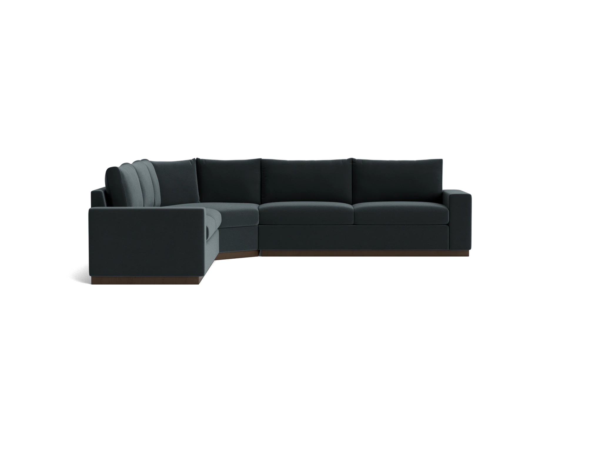 holt modular wedge corner sectional royale gunmetal
