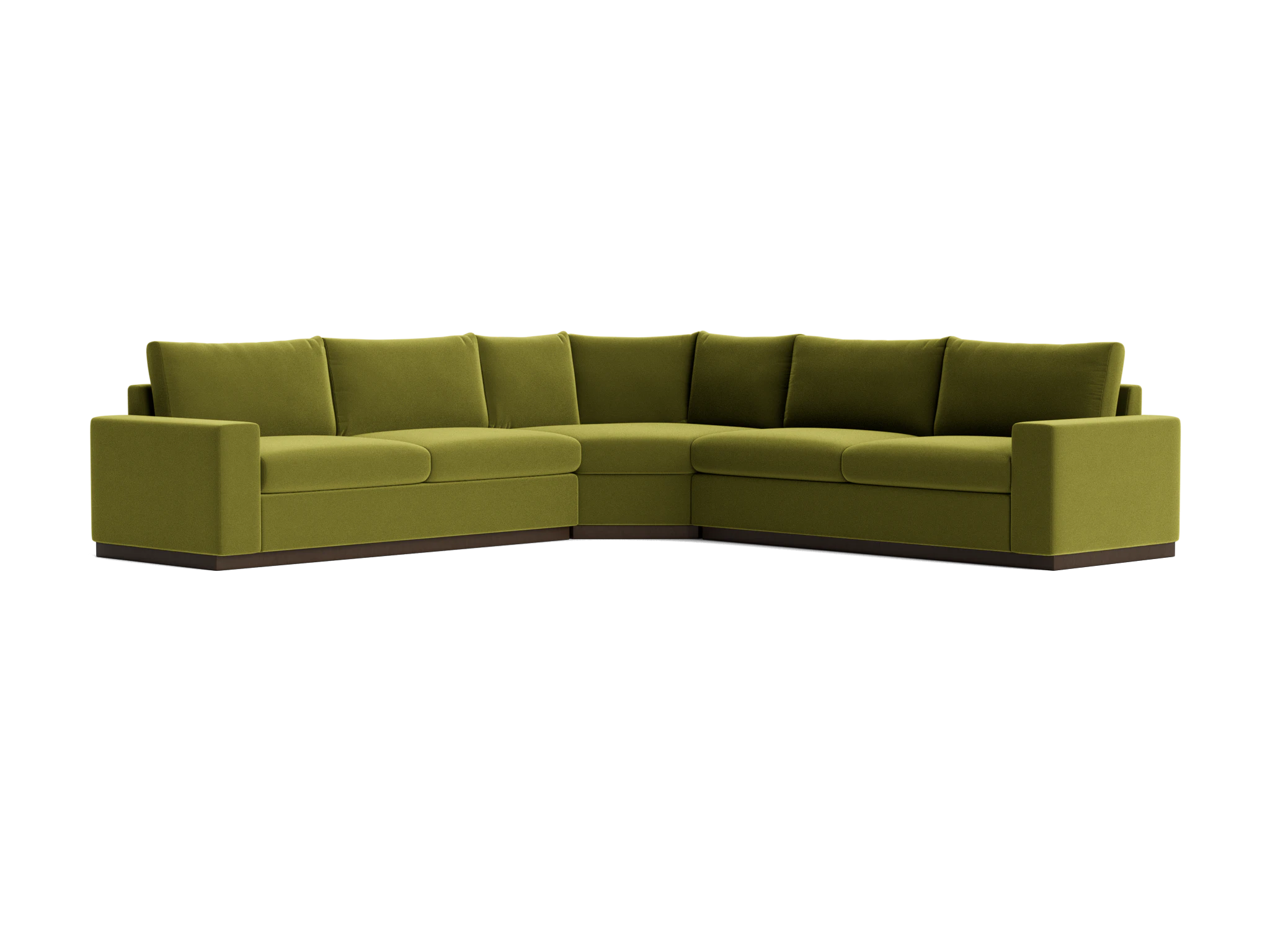 holt modular wedge corner sectional royale apple