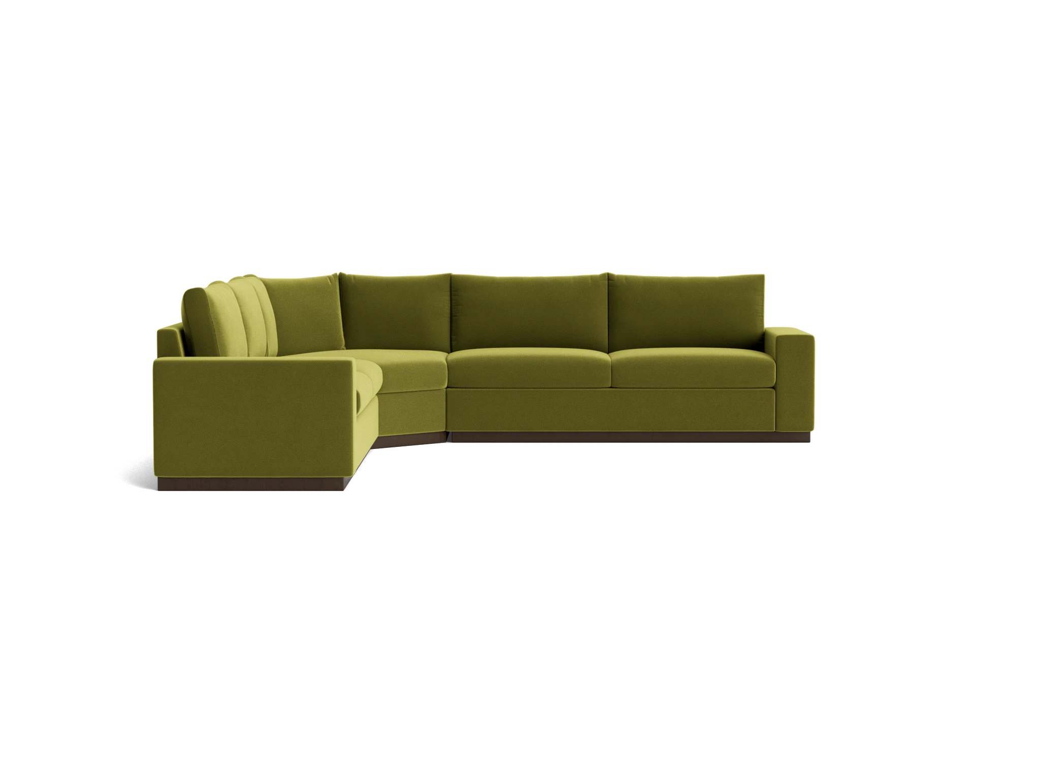 holt modular wedge corner sectional royale apple