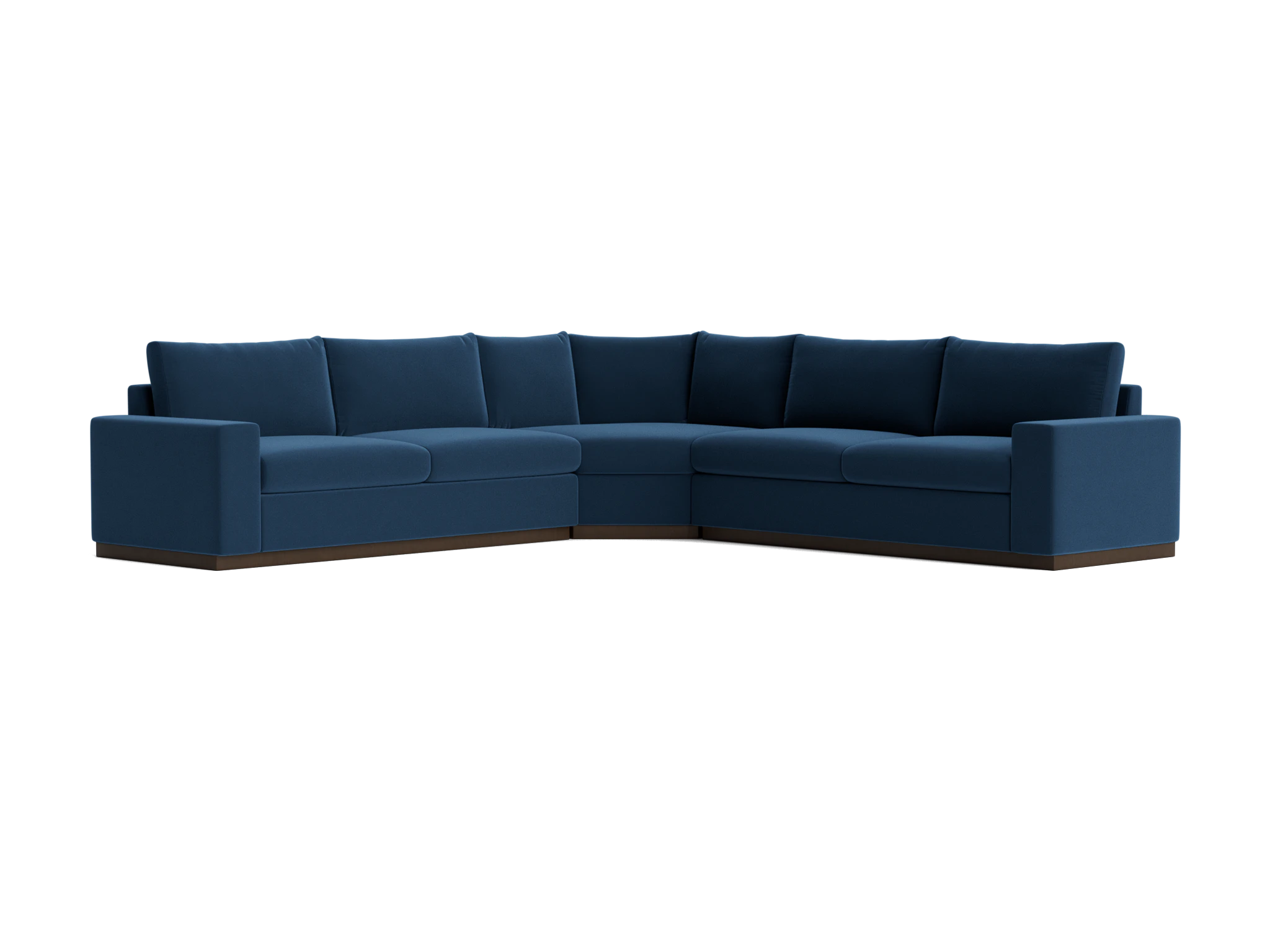 holt modular wedge corner sectional royale cobalt