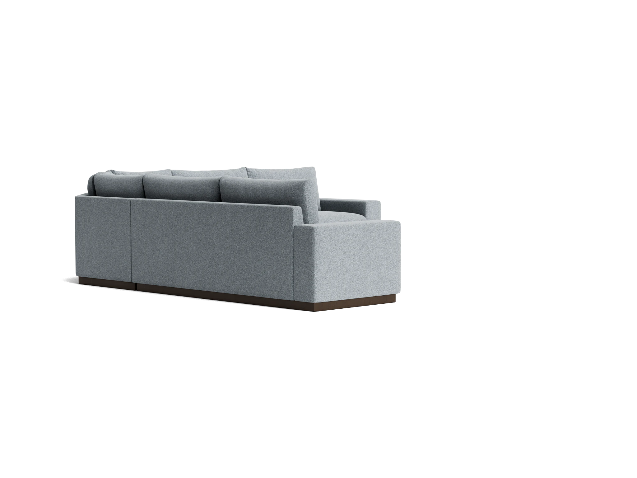 holt modular wedge corner sectional synergy pewter