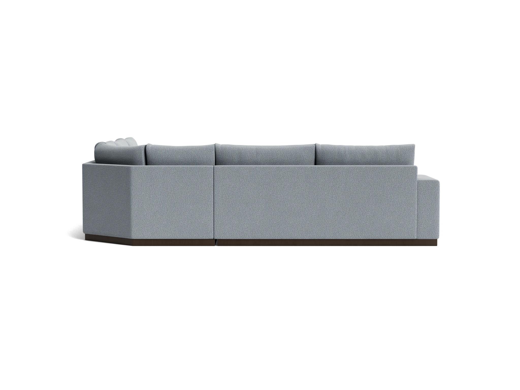 holt modular wedge corner sectional synergy pewter