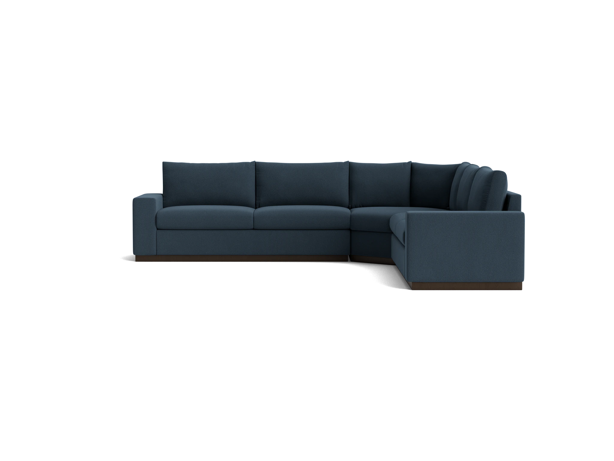 holt modular wedge corner sectional faithful indigo