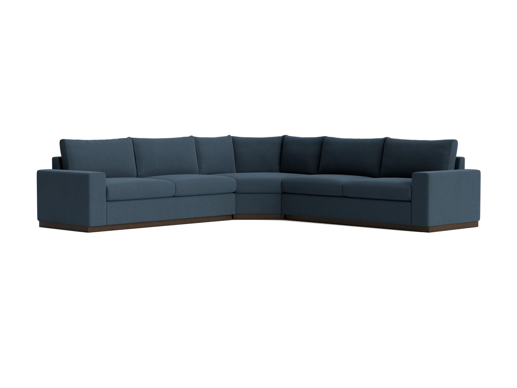 holt modular wedge corner sectional faithful indigo