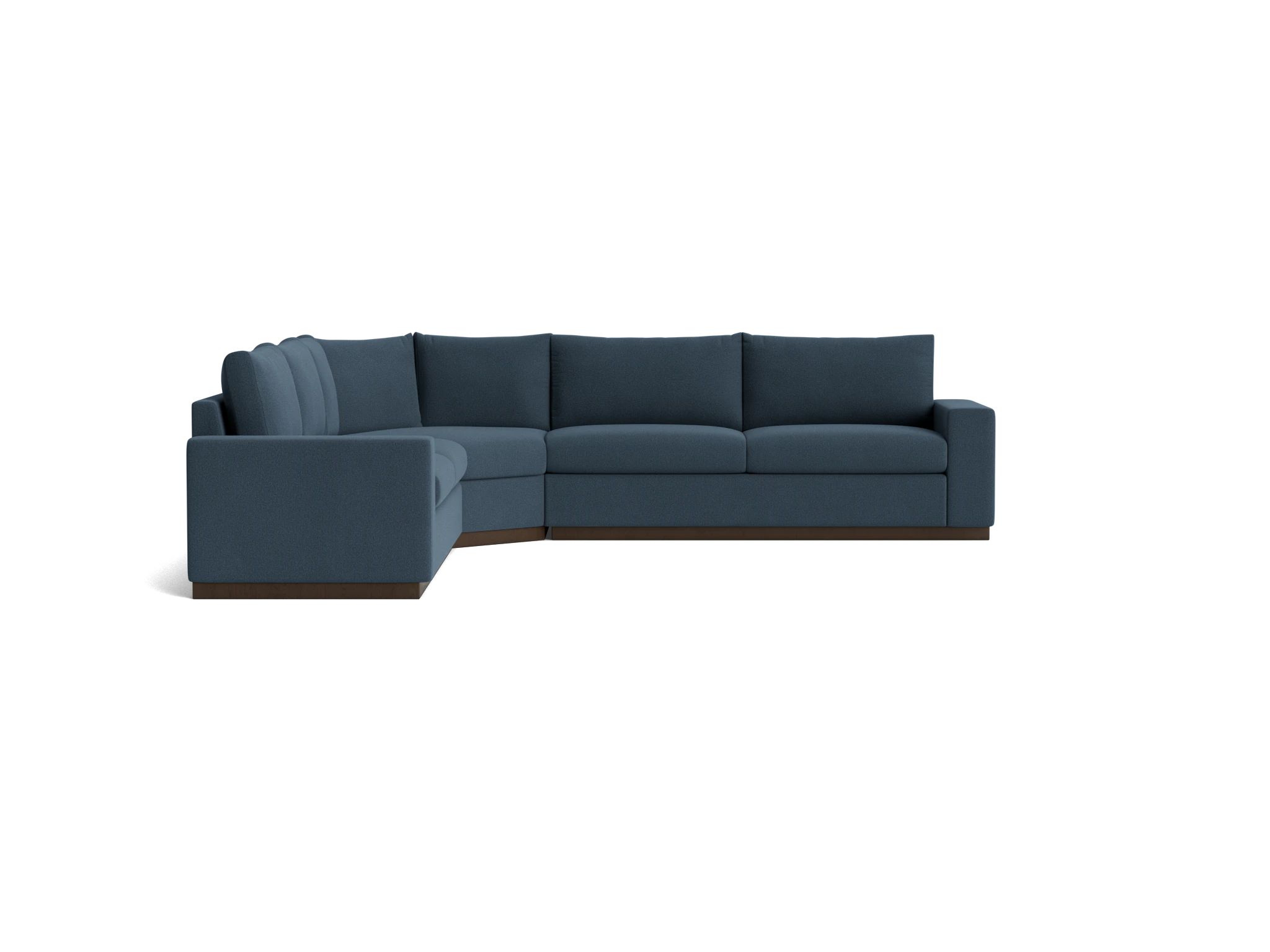 holt modular wedge corner sectional faithful indigo