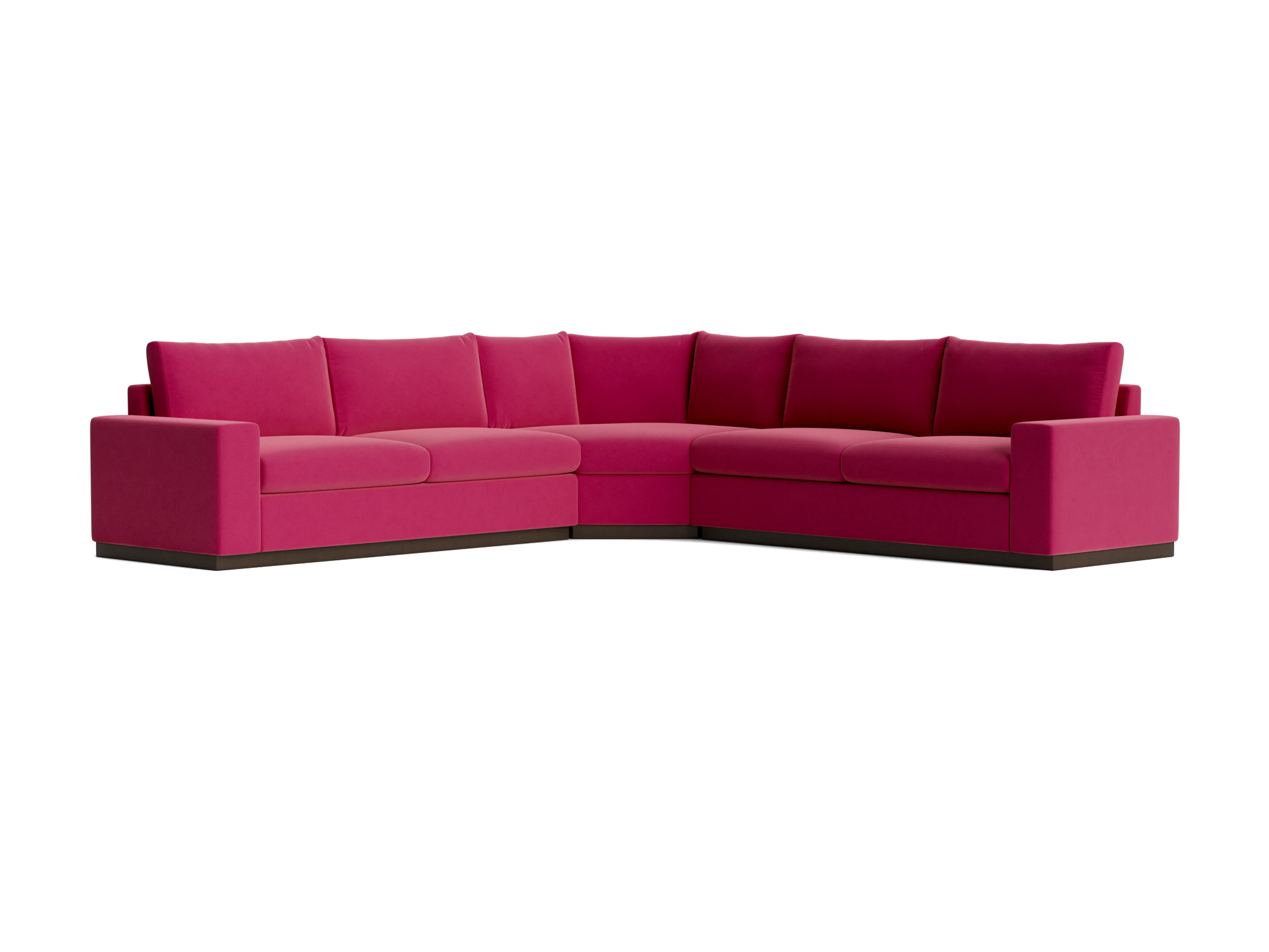 holt modular wedge corner sectional royale berry