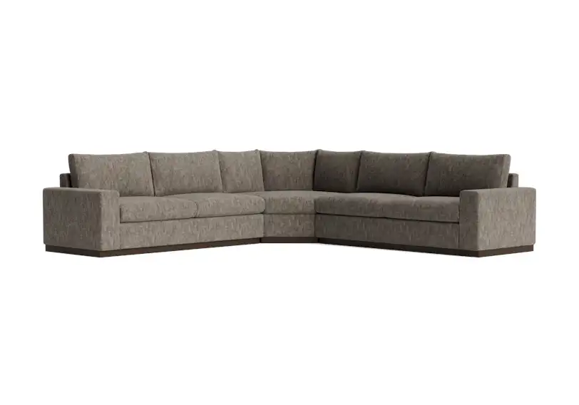 holt modular wedge corner sectional crave mocha latte