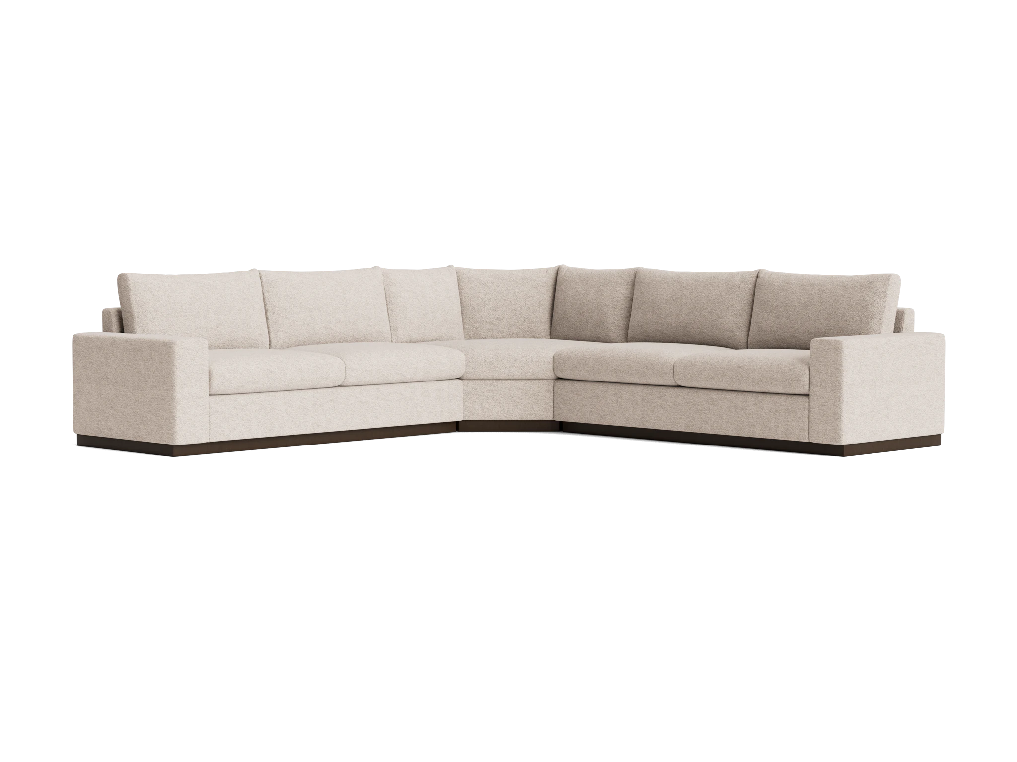 holt modular wedge corner sectional borough cotton