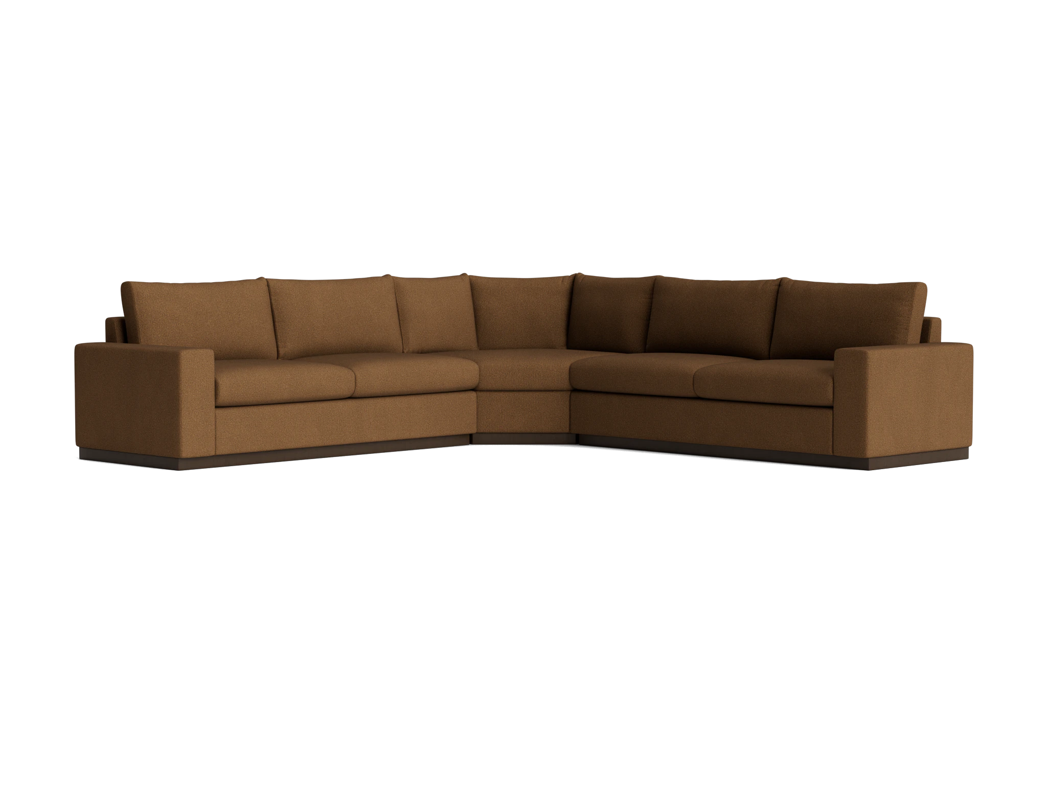 holt modular wedge corner sectional faithful mocha