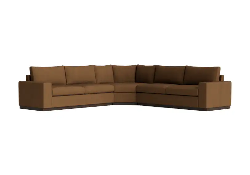 holt modular wedge corner sectional faithful mocha