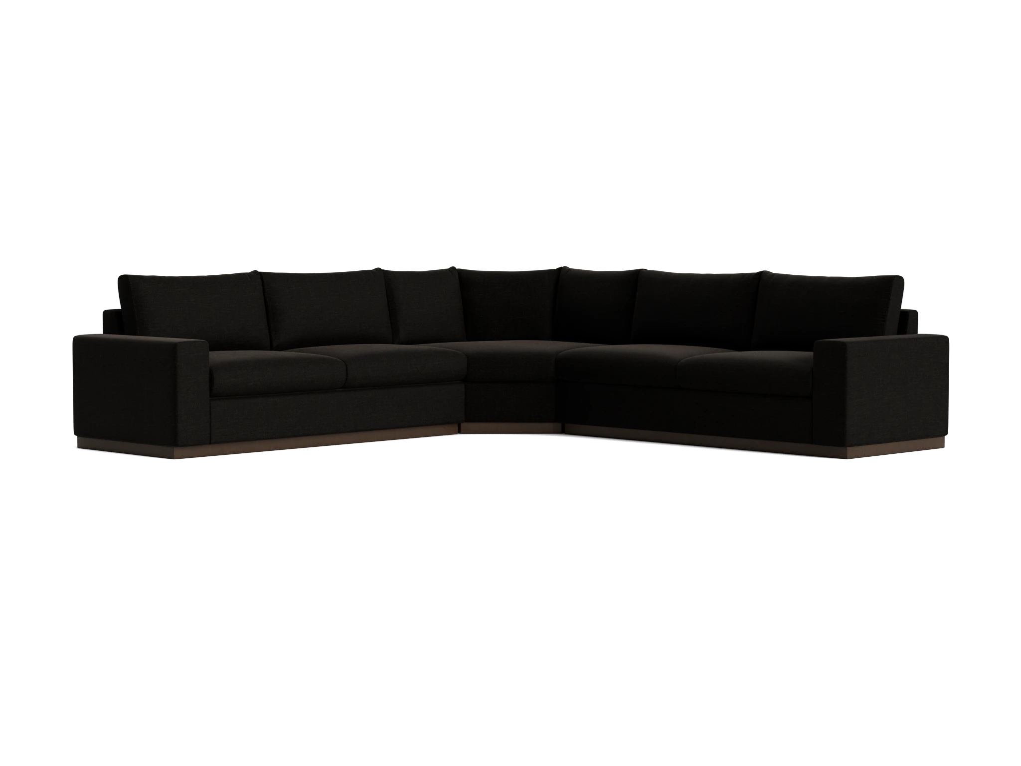 holt modular wedge corner sectional milo onyx