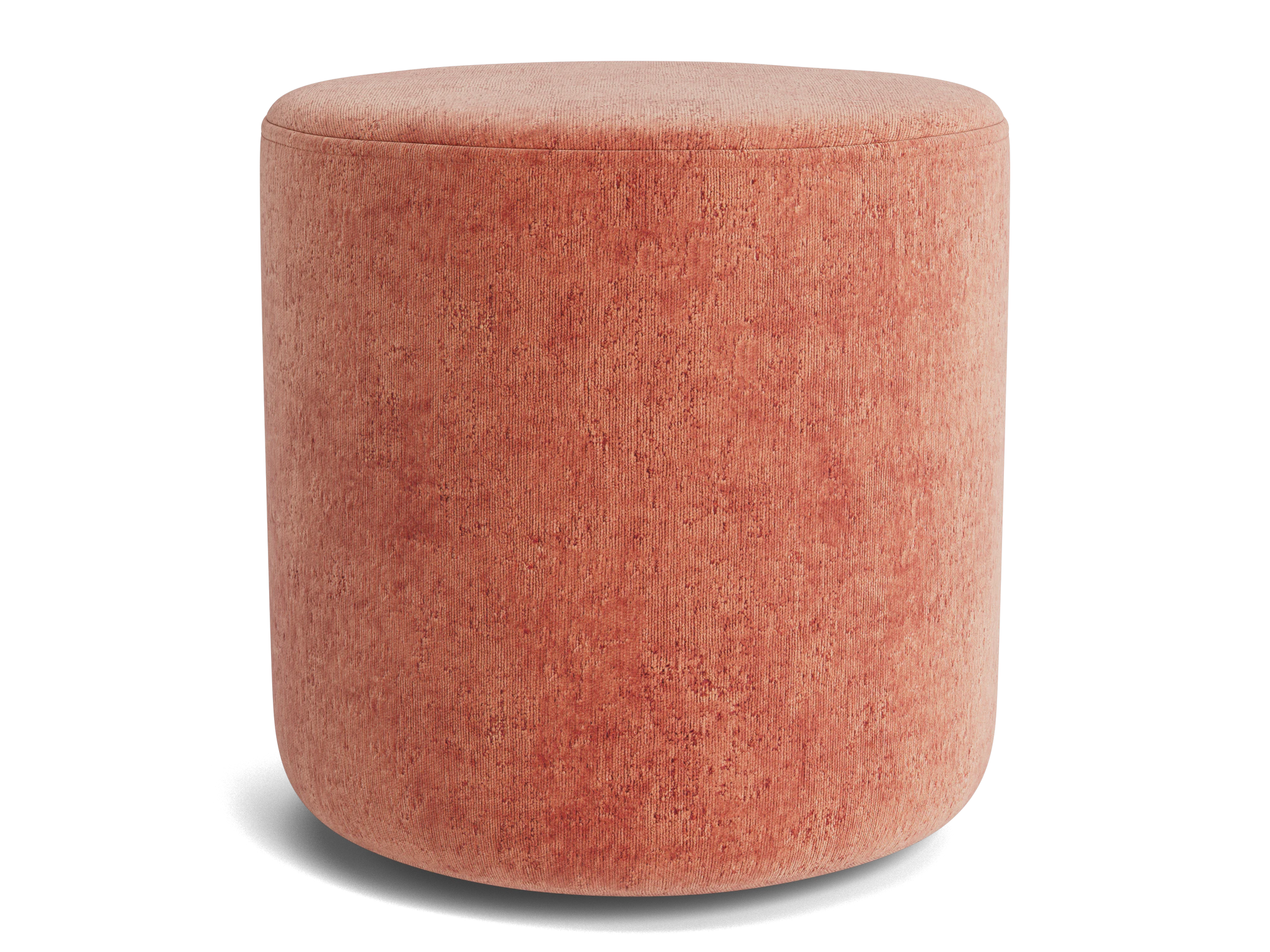 kavi petite ottoman plush terra rose