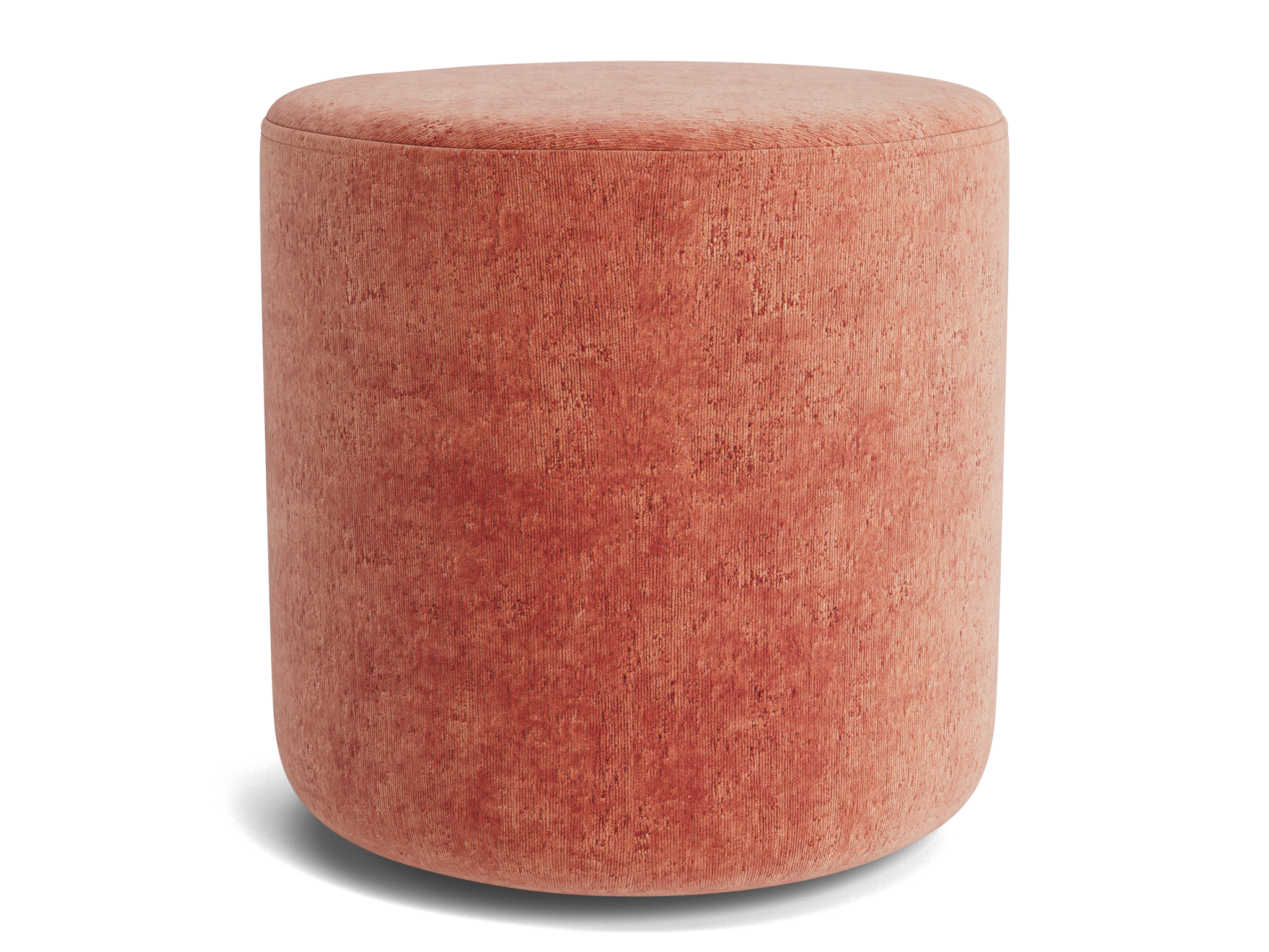 kavi petite ottoman plush terra rose