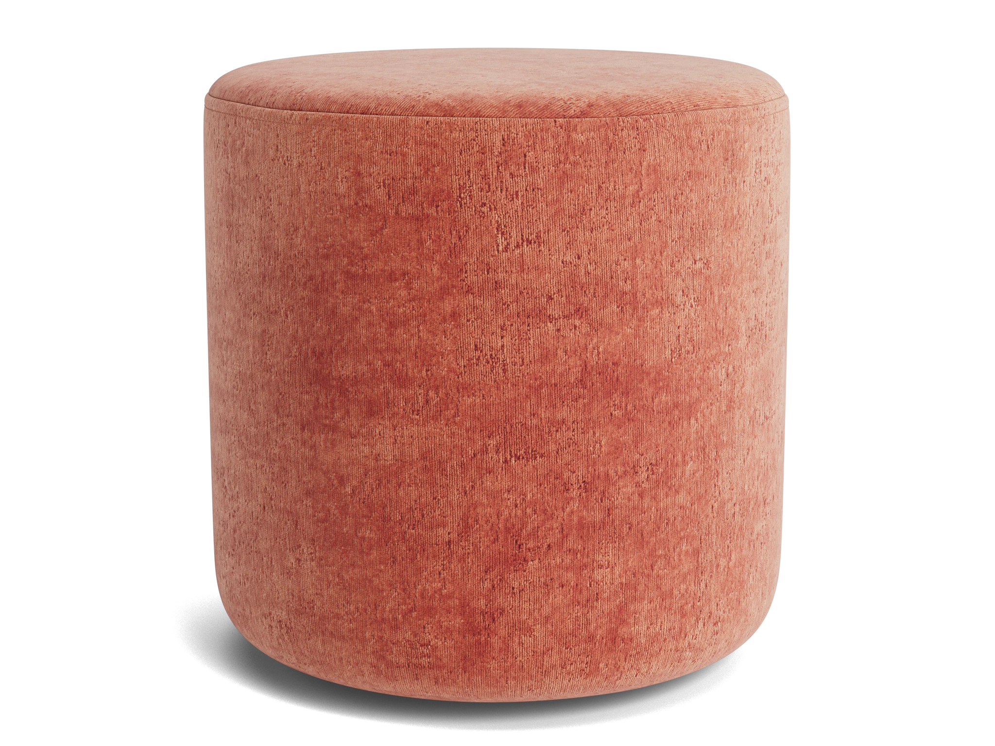 kavi petite ottoman plush terra rose