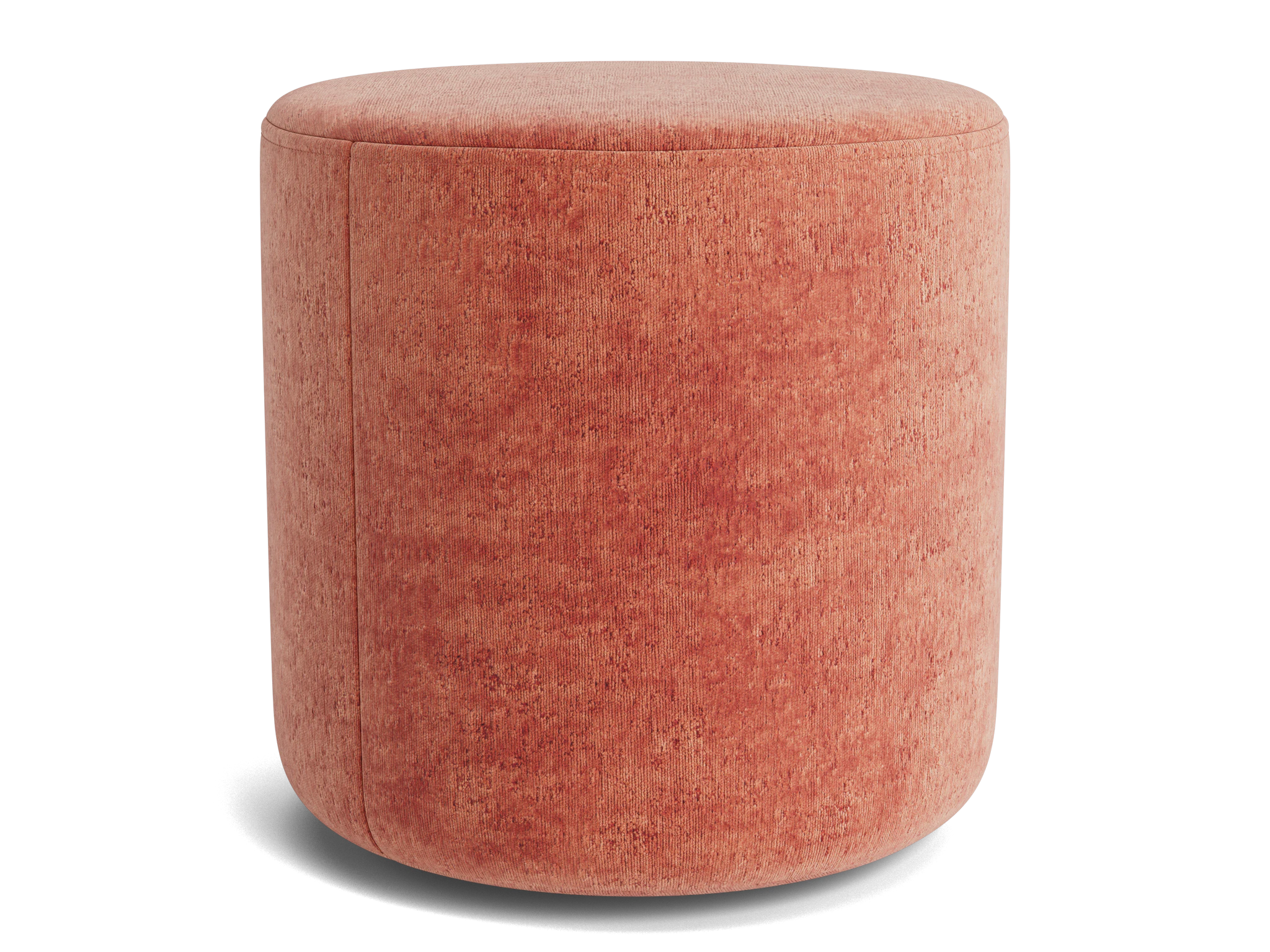 kavi petite ottoman plush terra rose