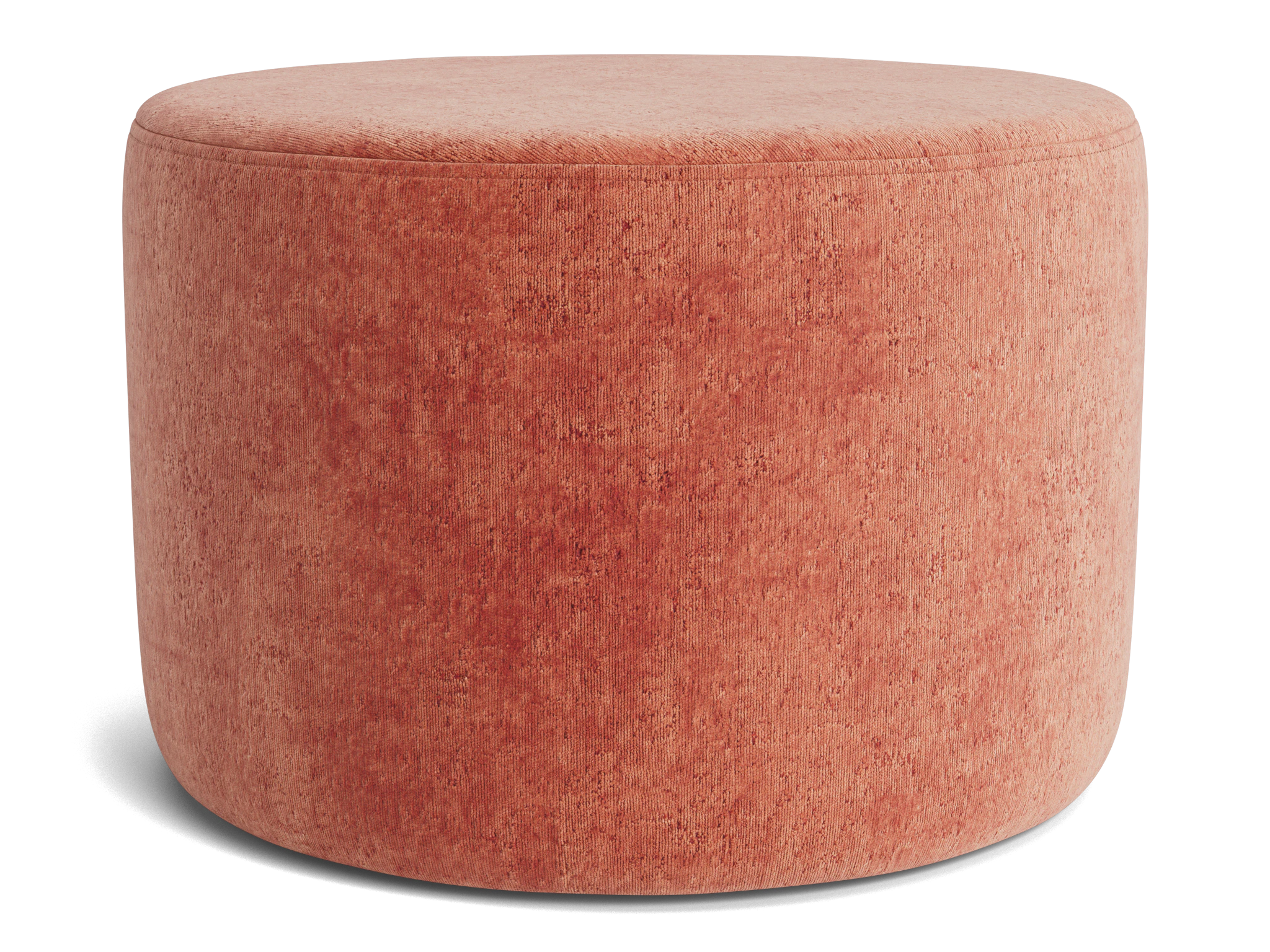 hanna petite ottoman plush terra rose