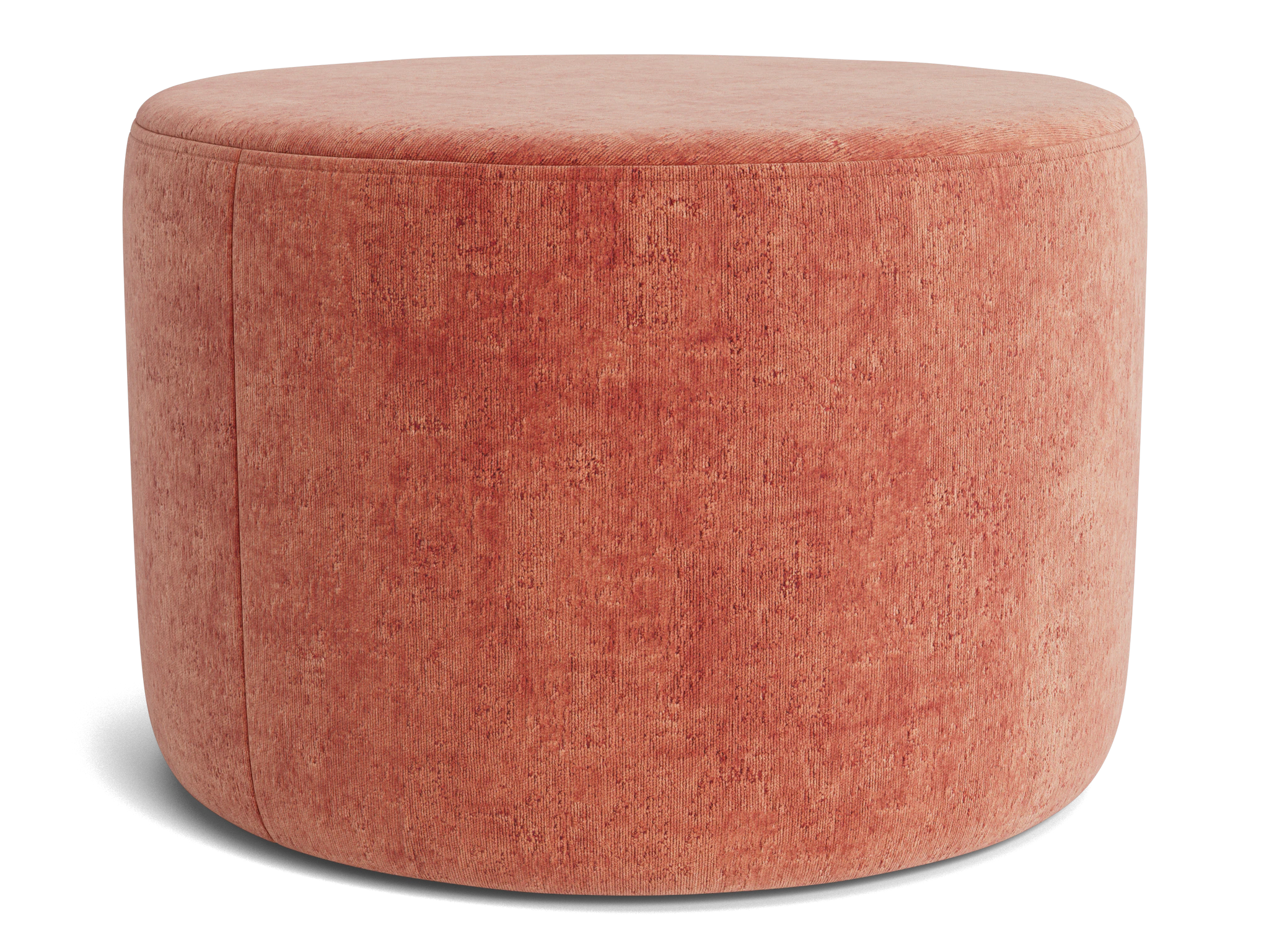 hanna petite ottoman plush terra rose