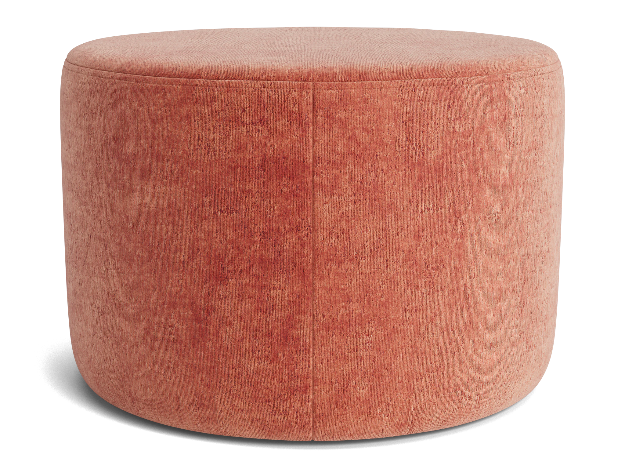 hanna petite ottoman plush terra rose