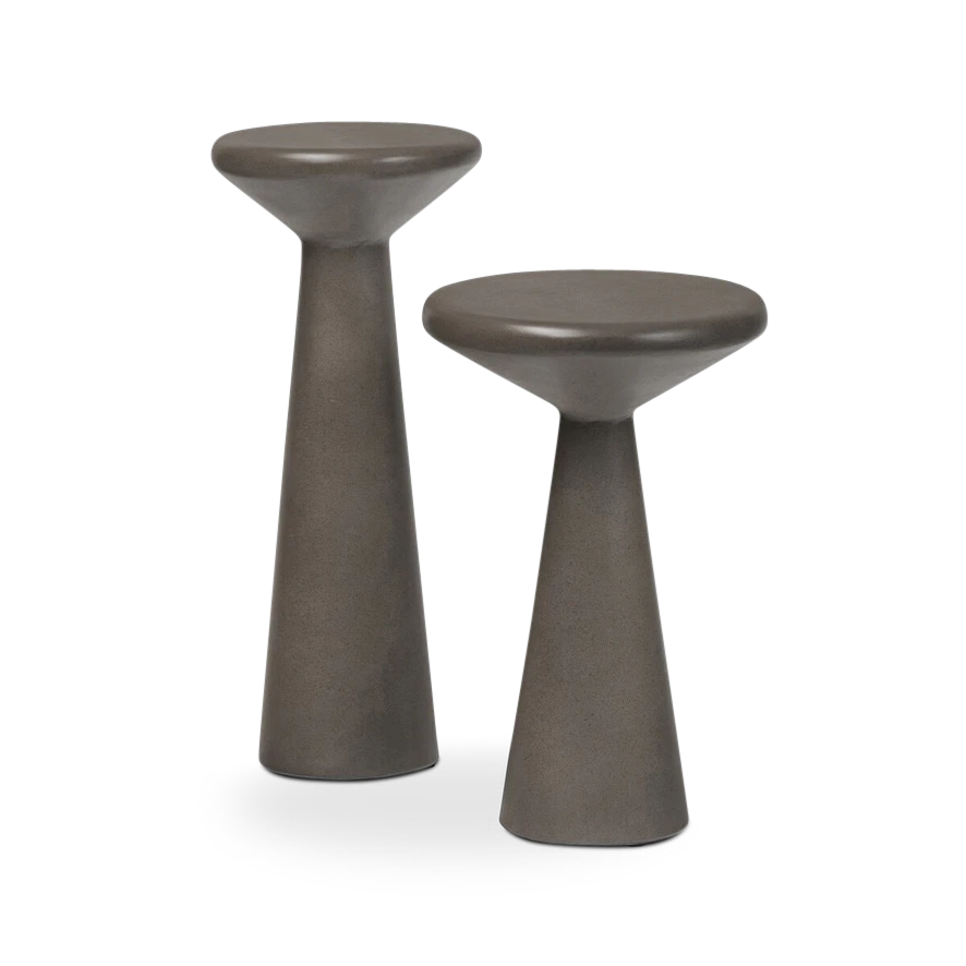 Ravine Concrete Accent Tables (Set of 2)