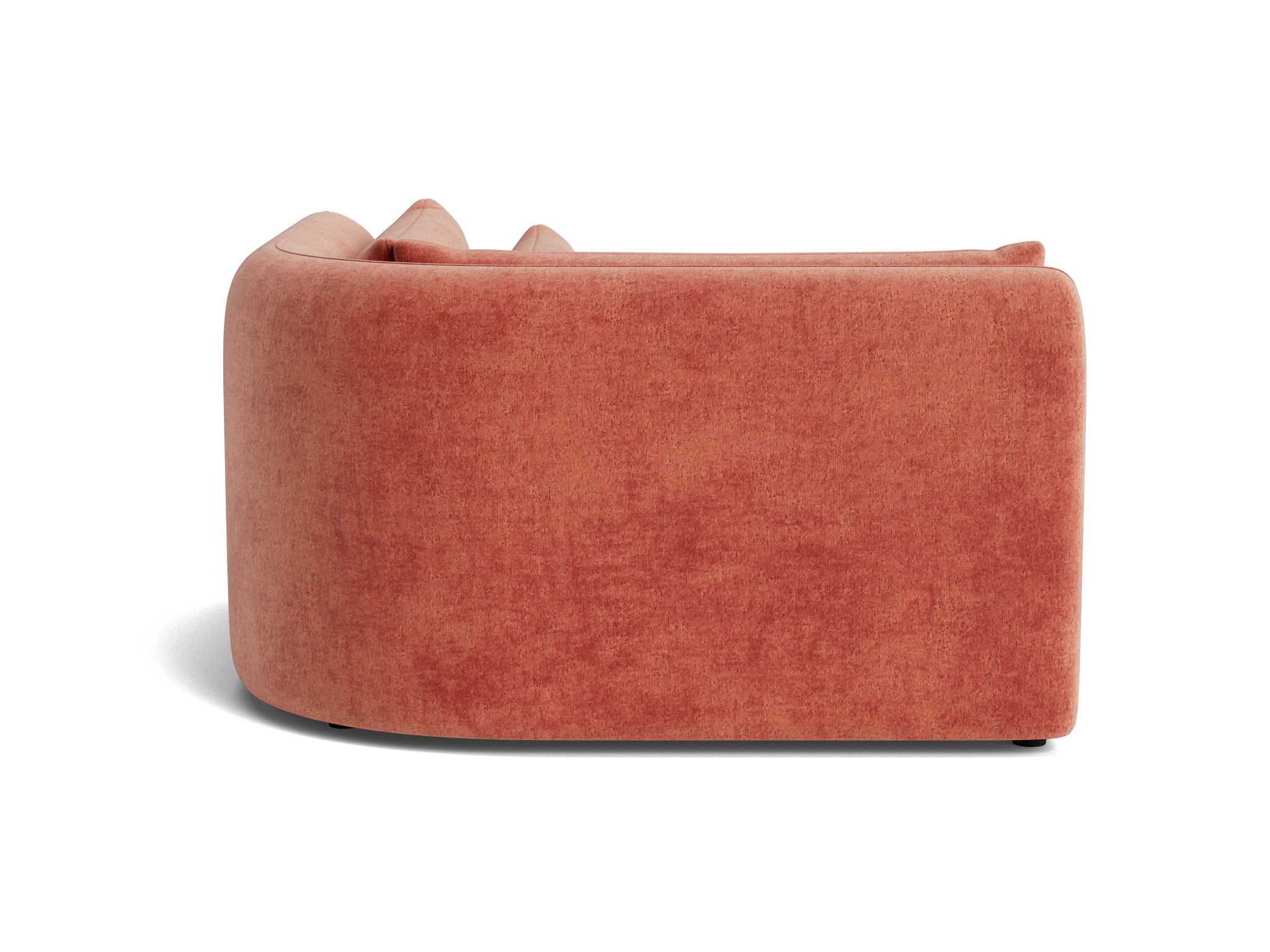 sebastian corner wedge plush terra rose