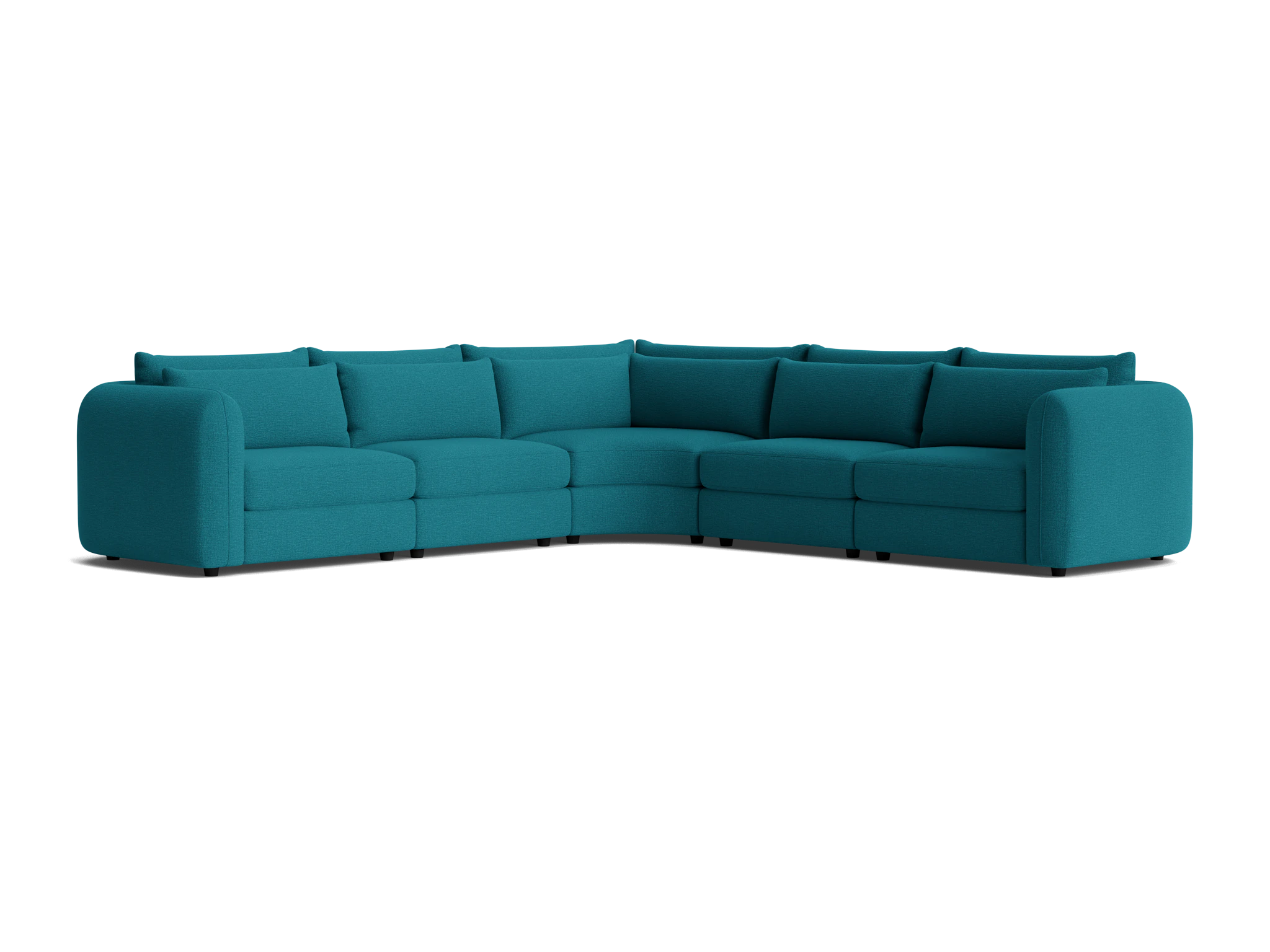 sebastian modular wedge corner sectional key largo zenith teal