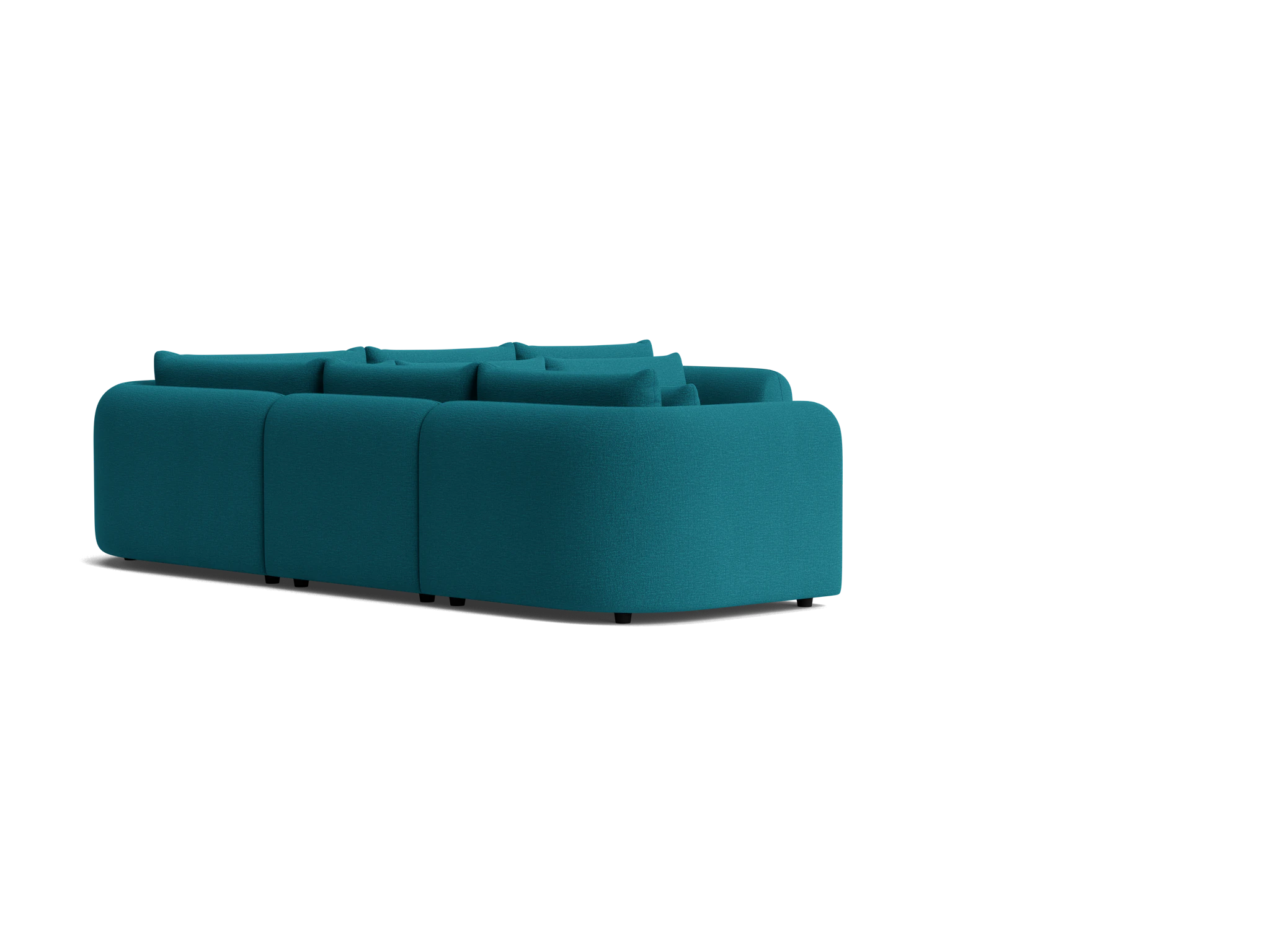 sebastian modular wedge corner sectional key largo zenith teal