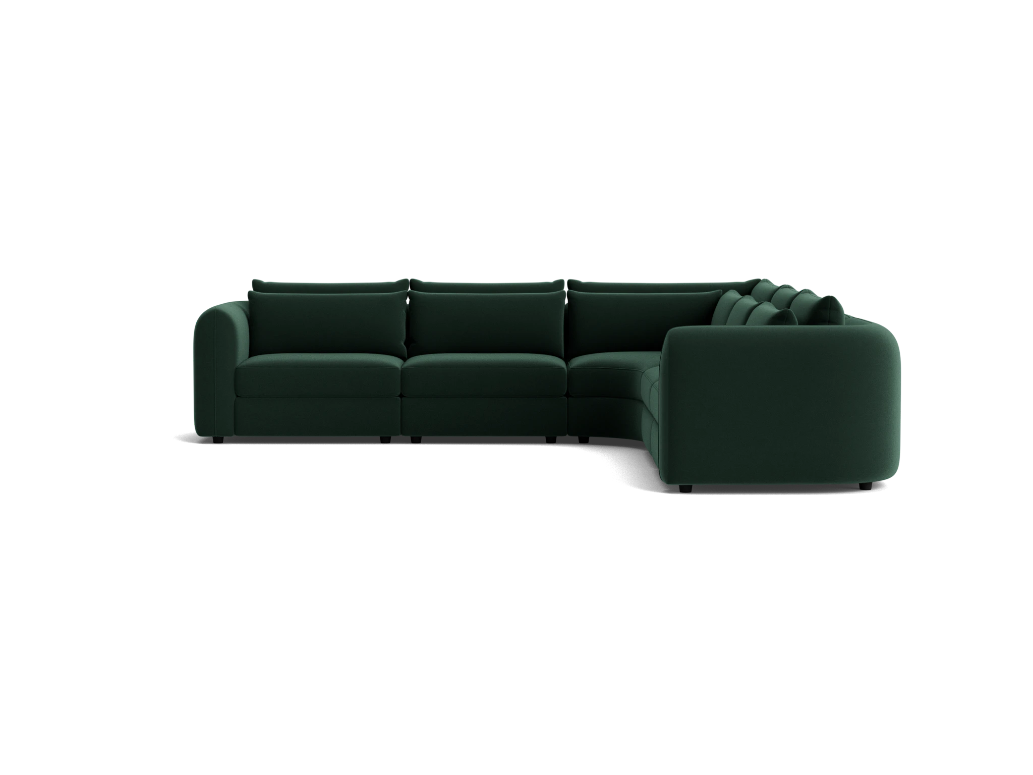 sebastian modular wedge corner sectional royale evergreen