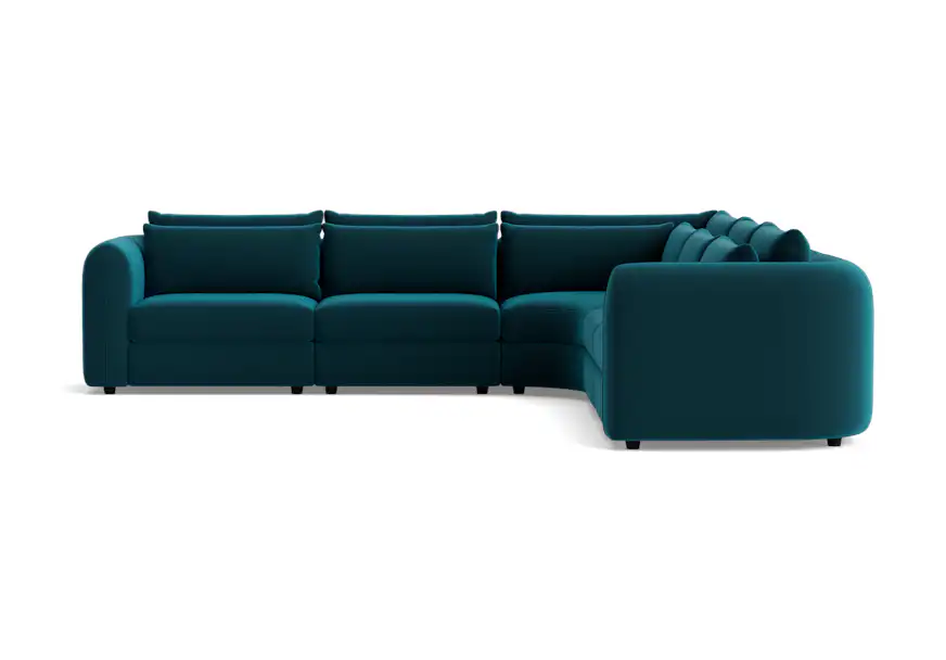 sebastian modular wedge corner sectional royale peacock