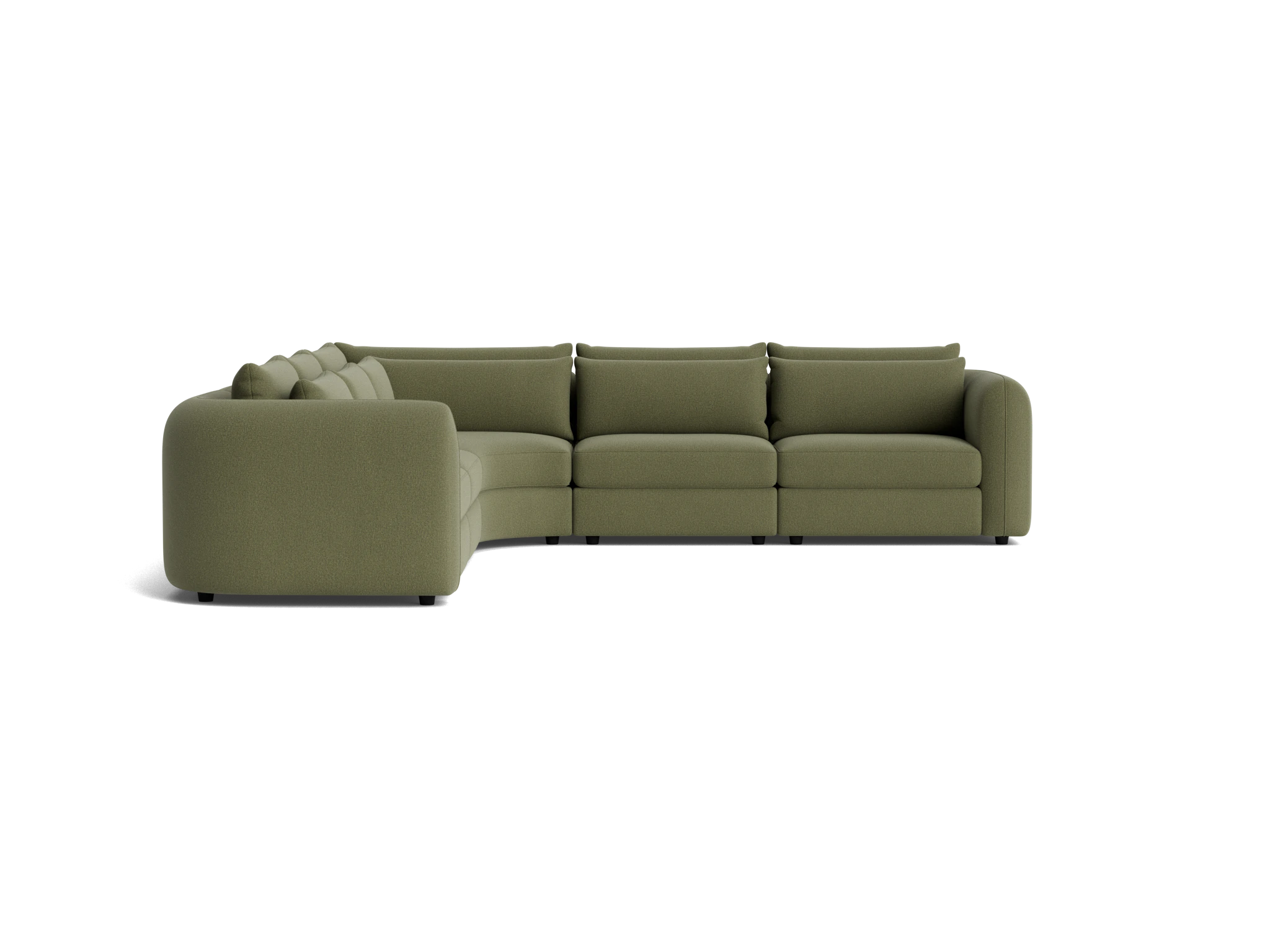 sebastian modular wedge corner sectional faithful olive