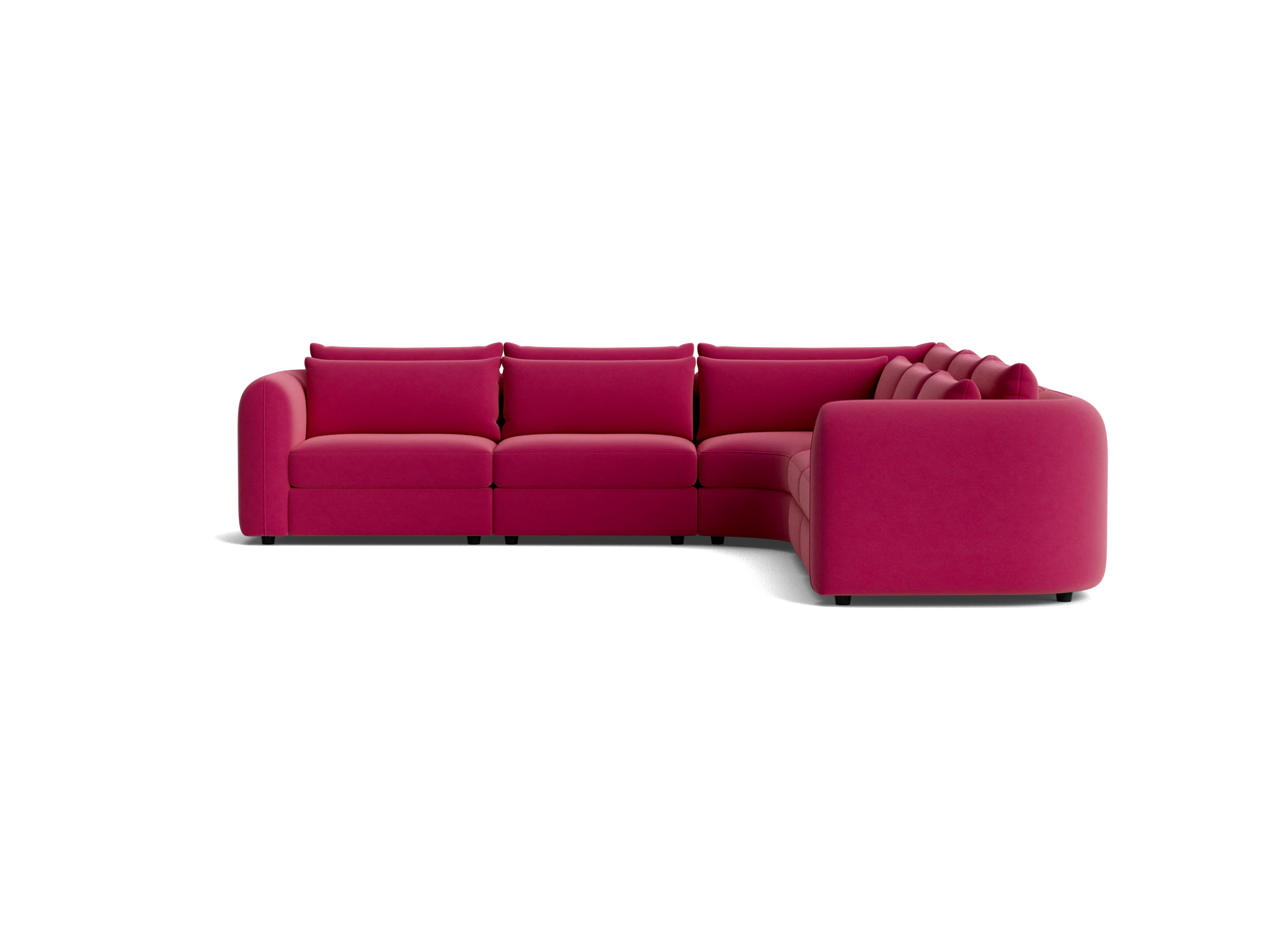 sebastian modular wedge corner sectional royale berry