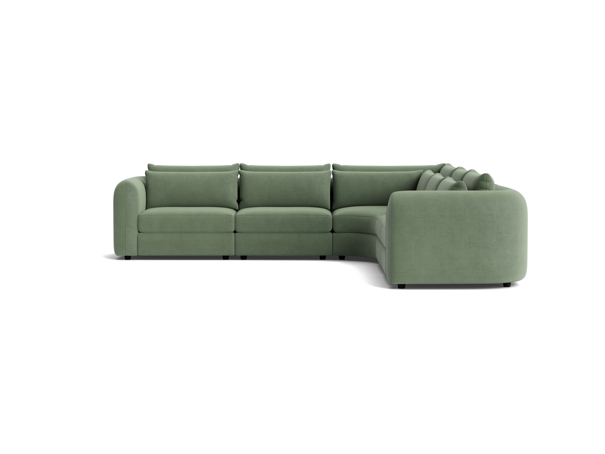sebastian modular wedge corner sectional royale sage
