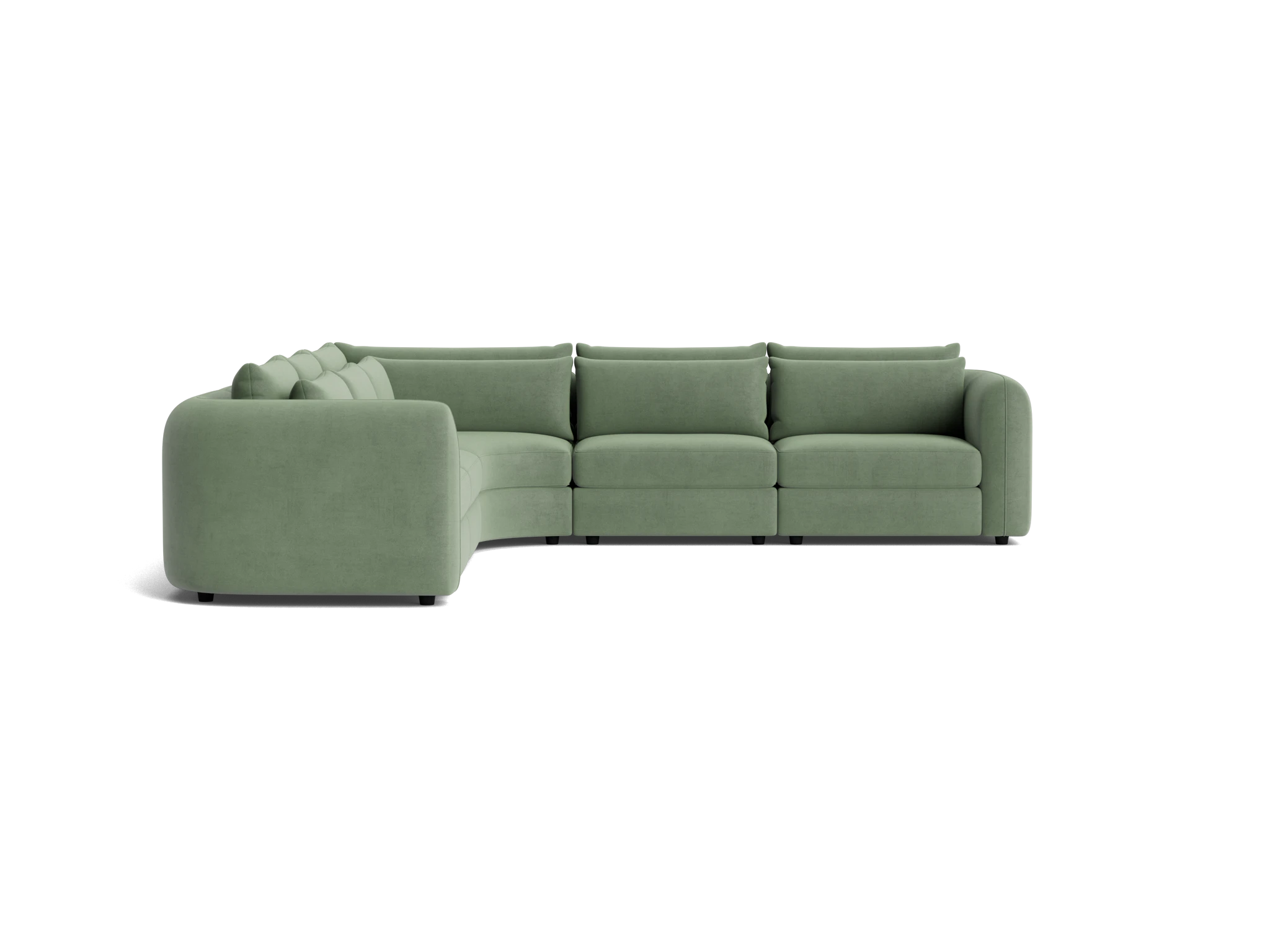 sebastian modular wedge corner sectional royale sage