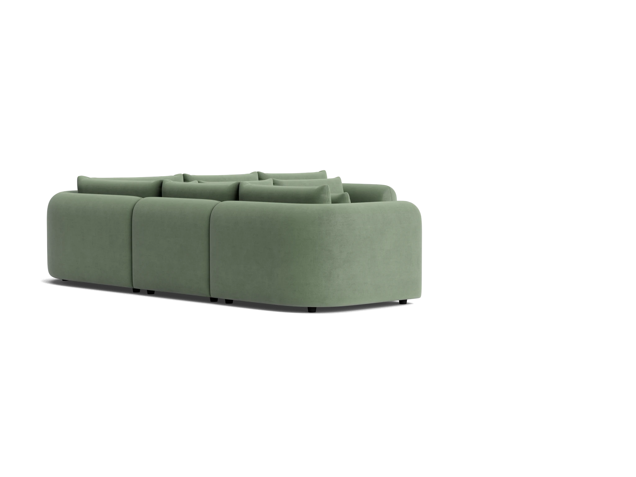 sebastian modular wedge corner sectional royale sage