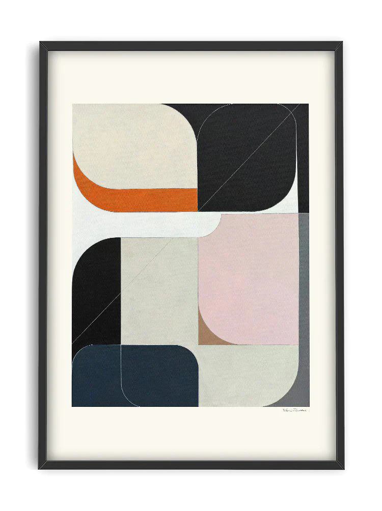 Vera Pawelzik - Konstruktive Komposition 4 Art Print