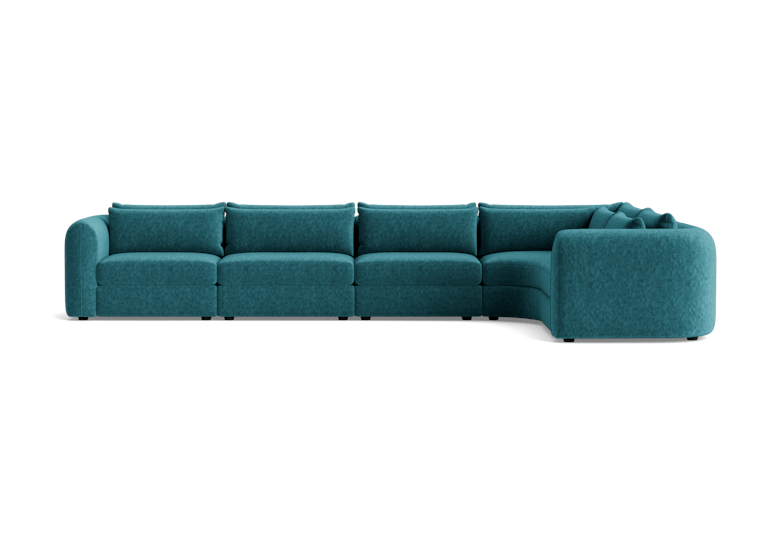 sebastian modular grand wedge sectional prime peacock
