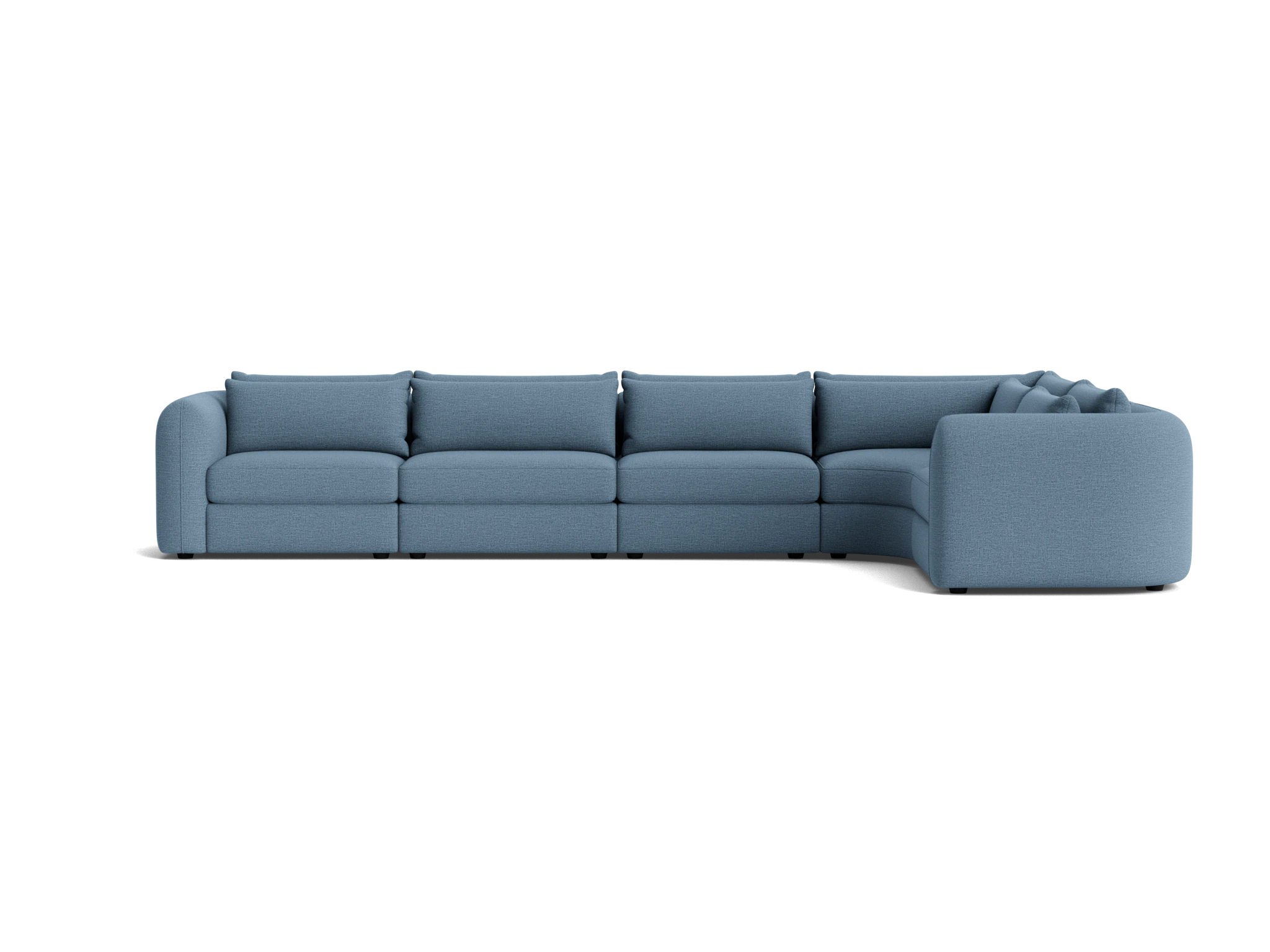 sebastian modular grand wedge sectional milo french blue