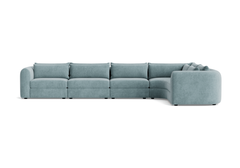 sebastian modular grand wedge sectional plush mist